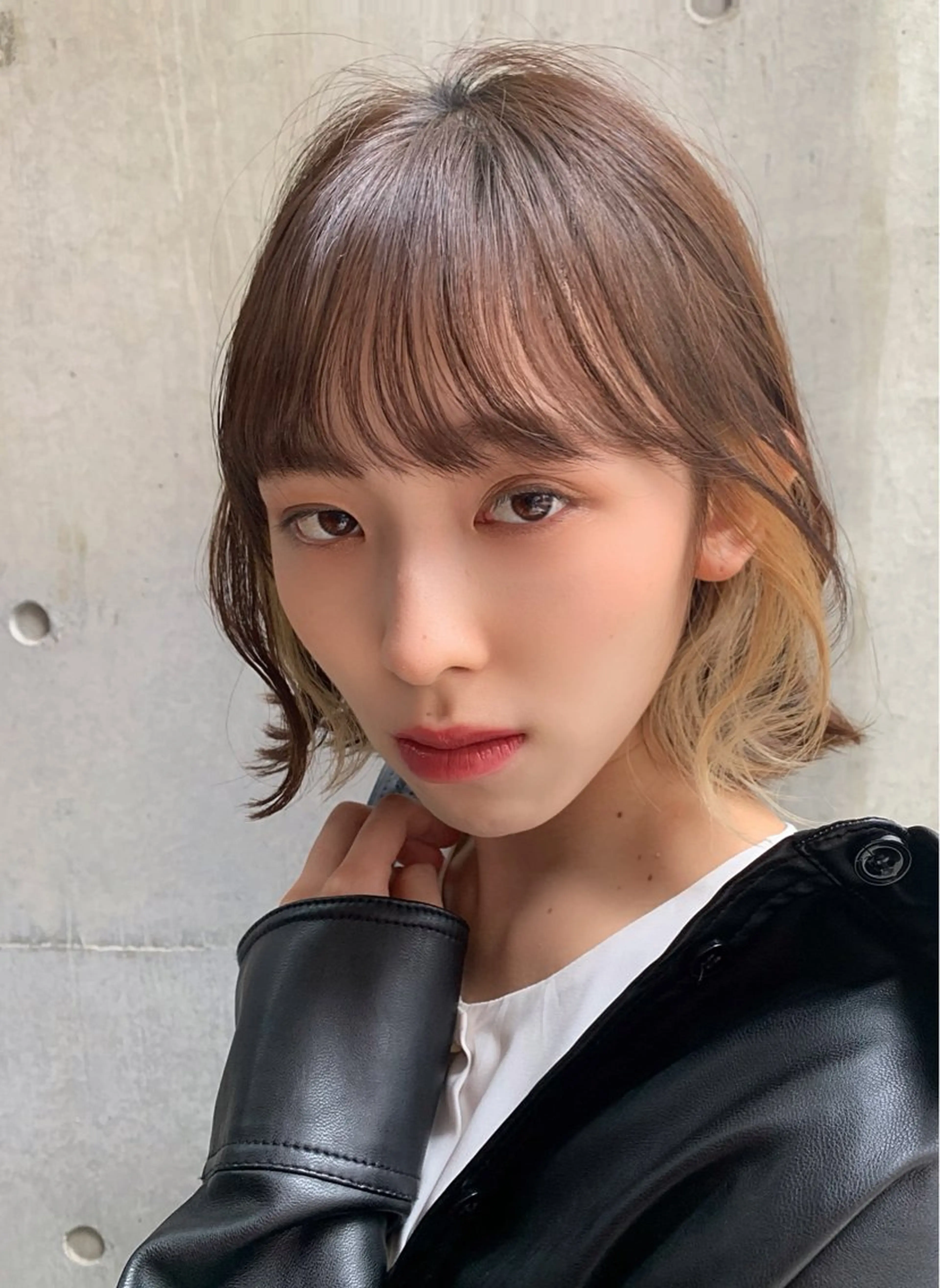 ミディアム ヘアカラー トリートメント Ｖｉｏｔ  銀座 樋口 桃佳のヘアスタイル