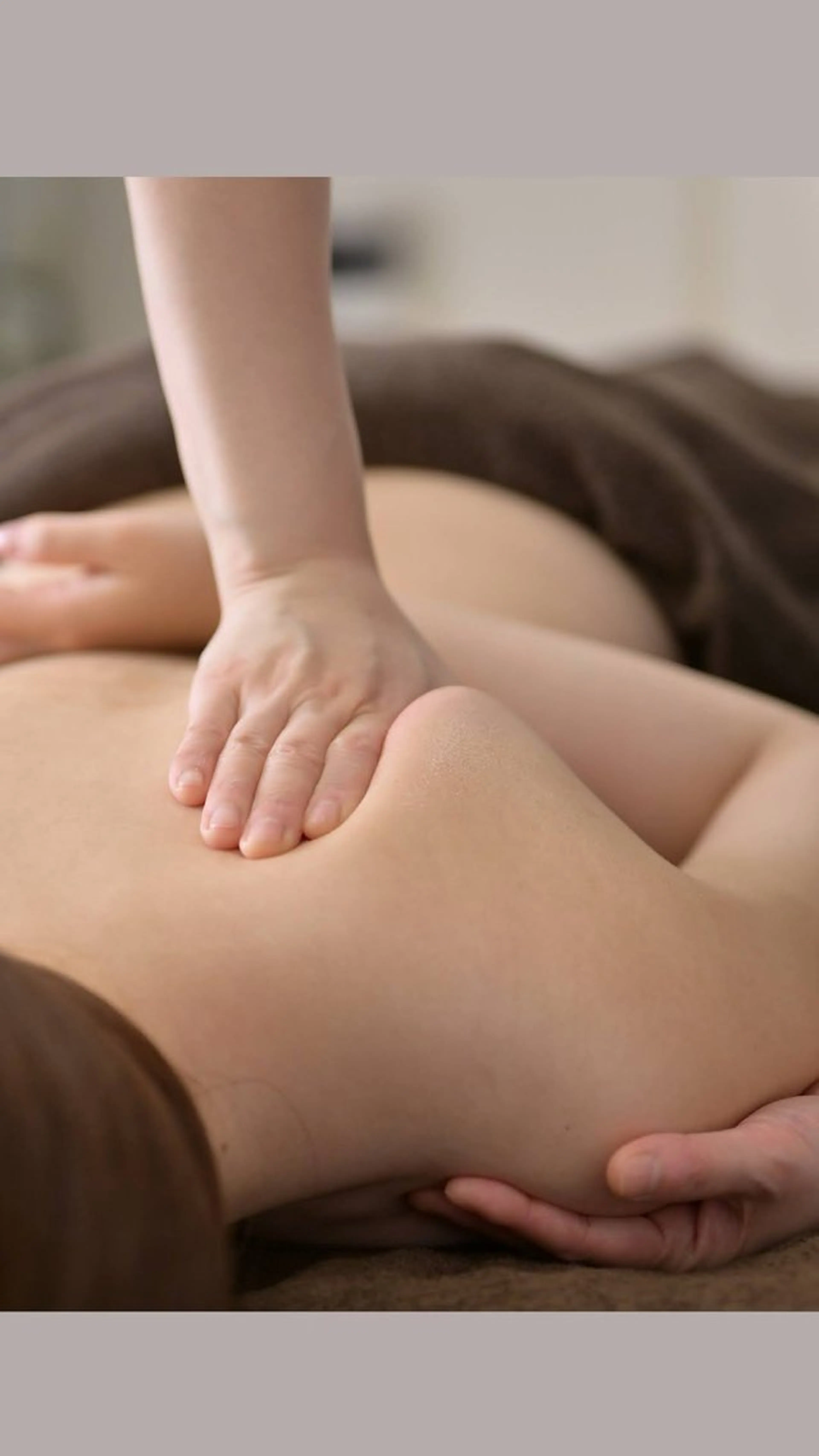 【日々の疲れ解消メニュー】⭐︎贅沢リフレッシュ⭐︎もみほぐし45分＋リンパマッサージ60分！の満足施術✨の写真