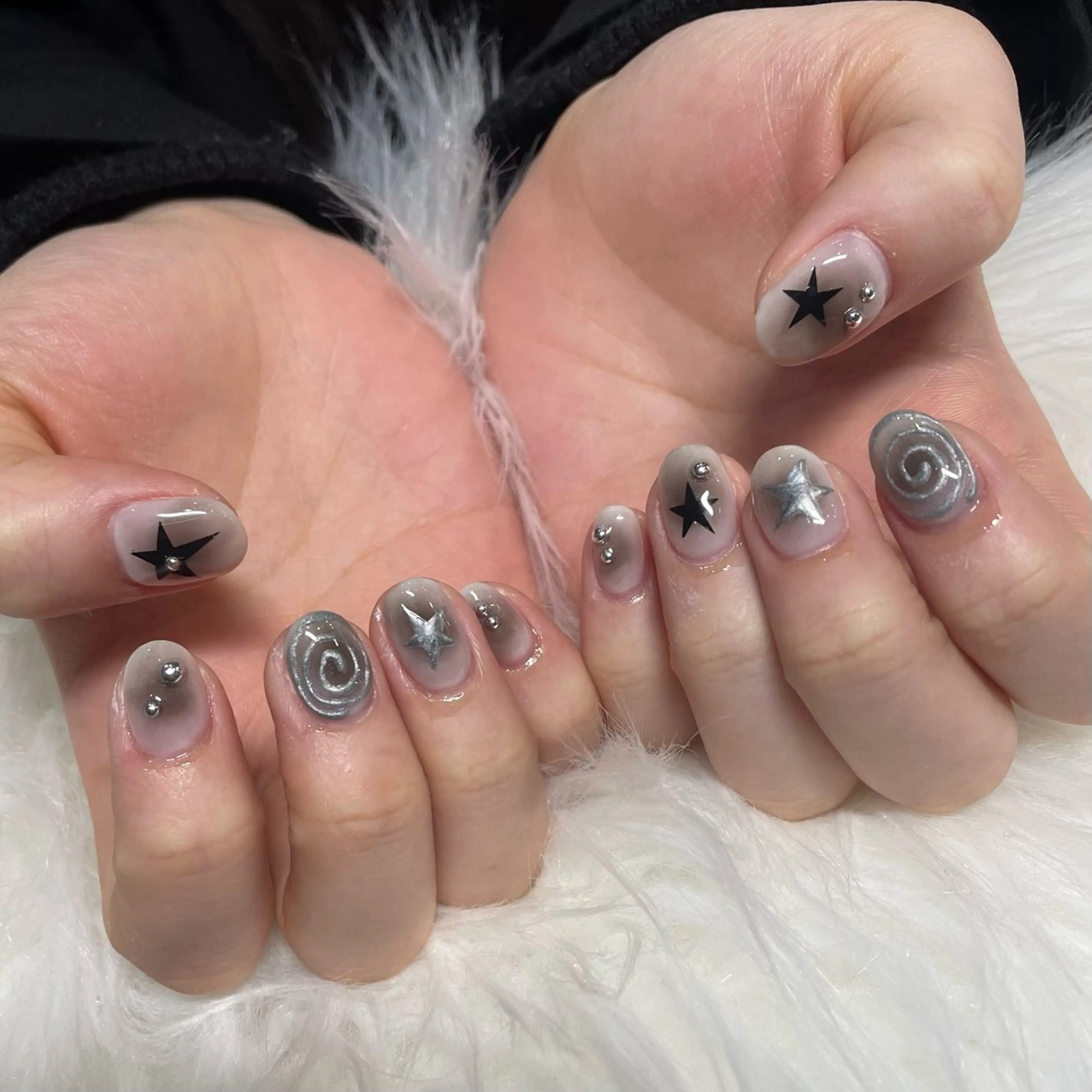 minimo限定価格💜【オフなし】アート10本🍀デザイン持ち込みコースの写真