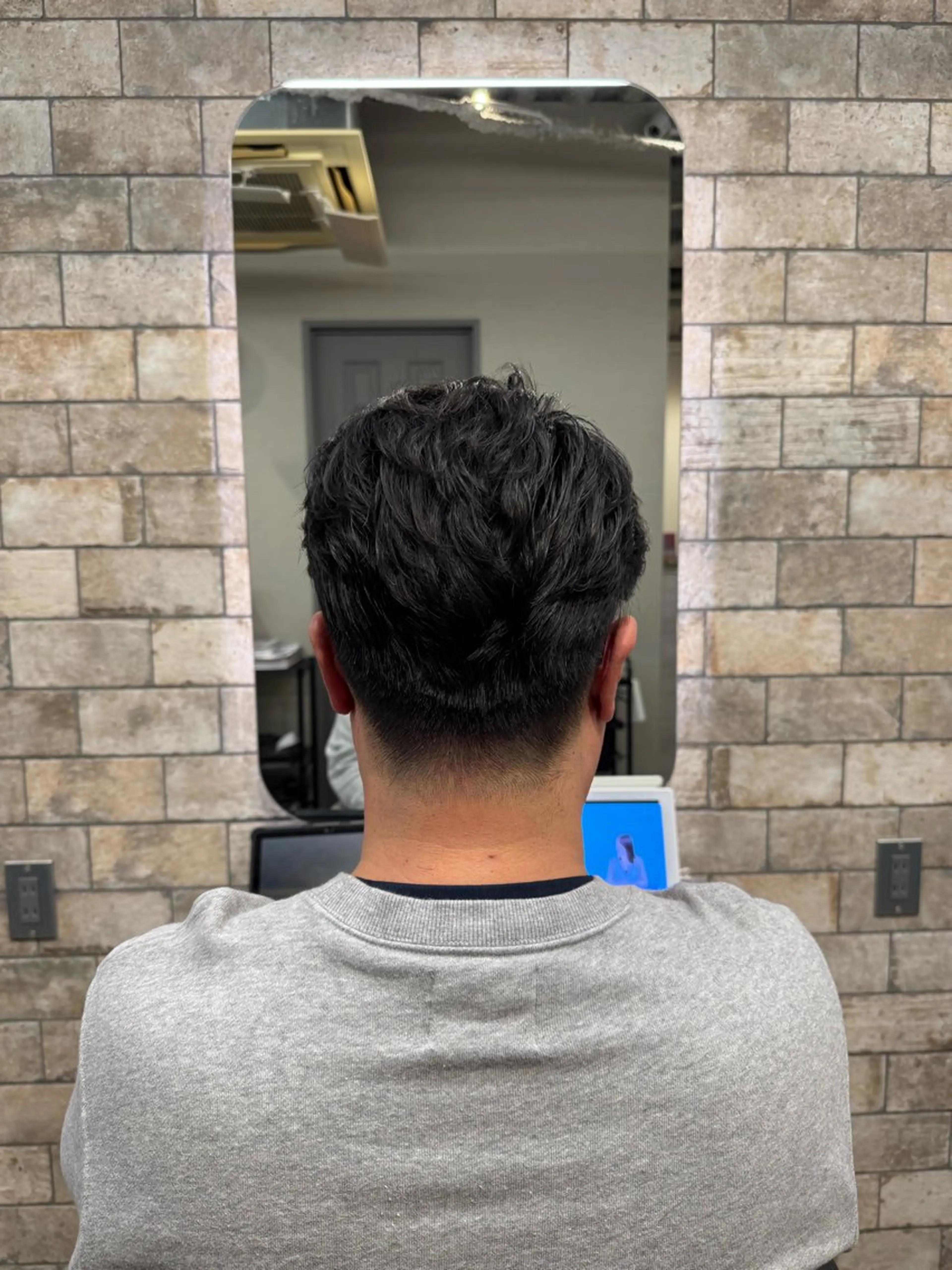 ショート パーマ メンズ カット パーマ 髙橋 翔一のヘアスタイル