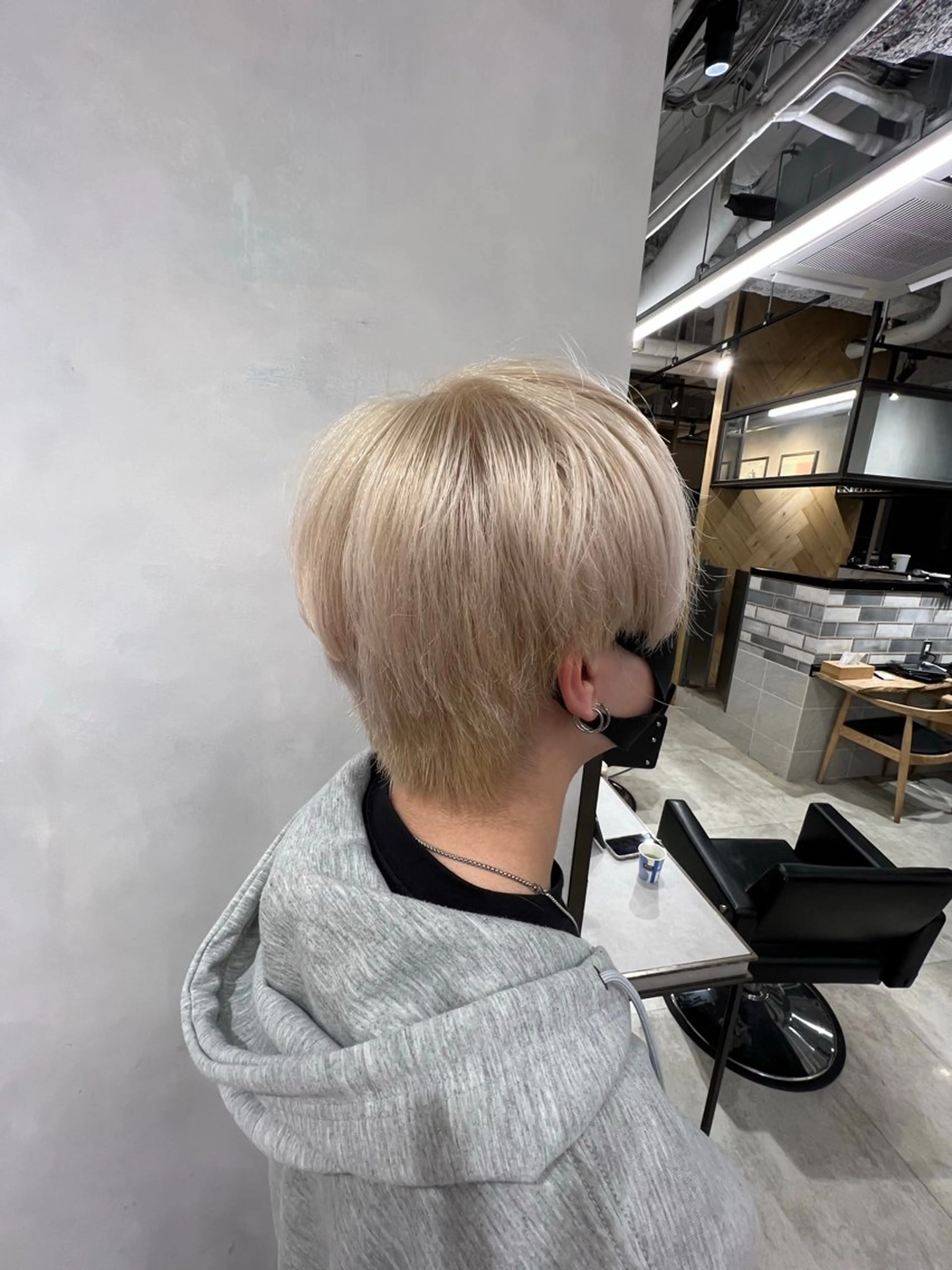 ショート カラー メンズ カラースペシャリスト ・齊藤 羽瑠輝のヘアスタイル