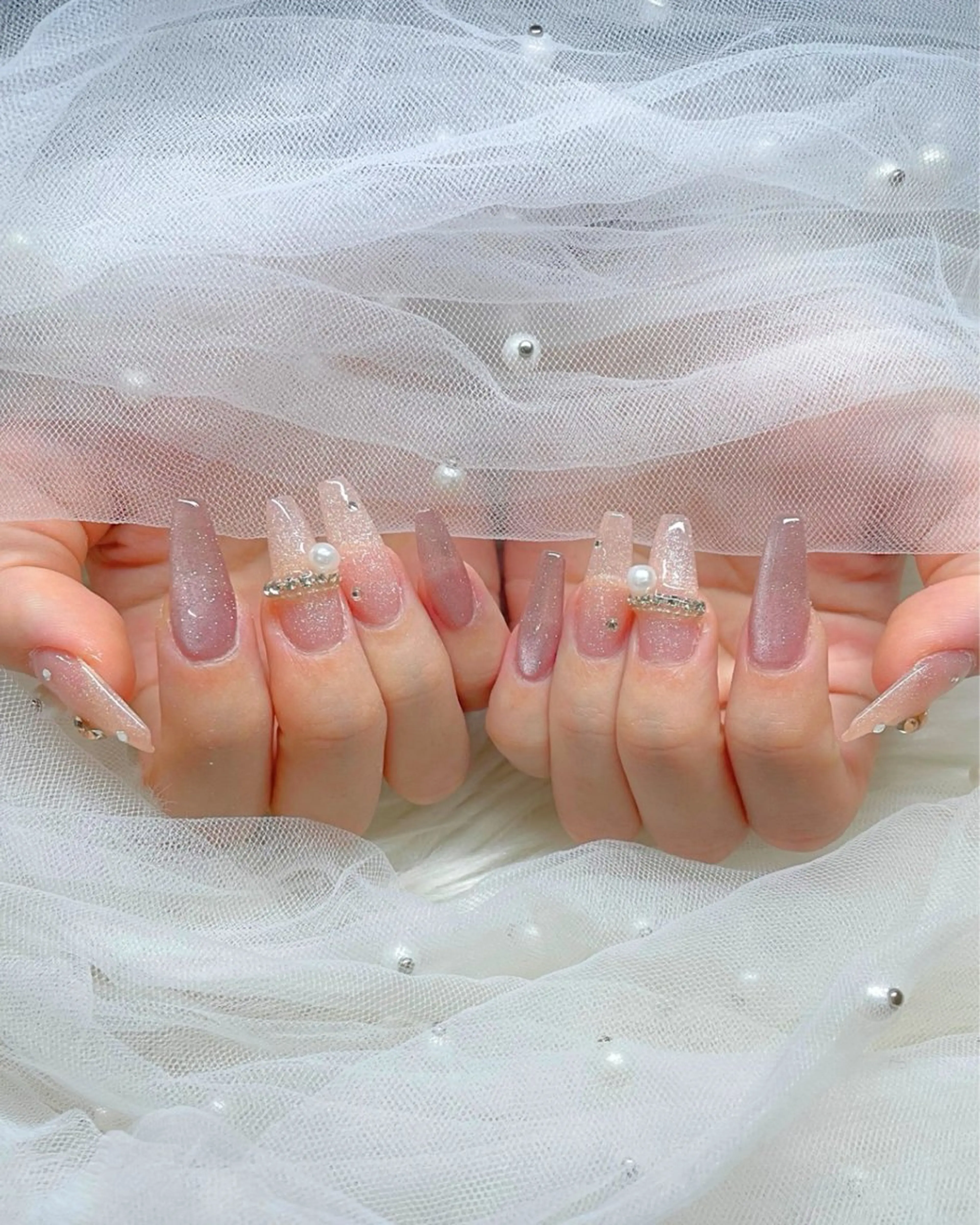 ネイル スカルプネイル ハンドネイル 南田 千絵のネイルデザイン