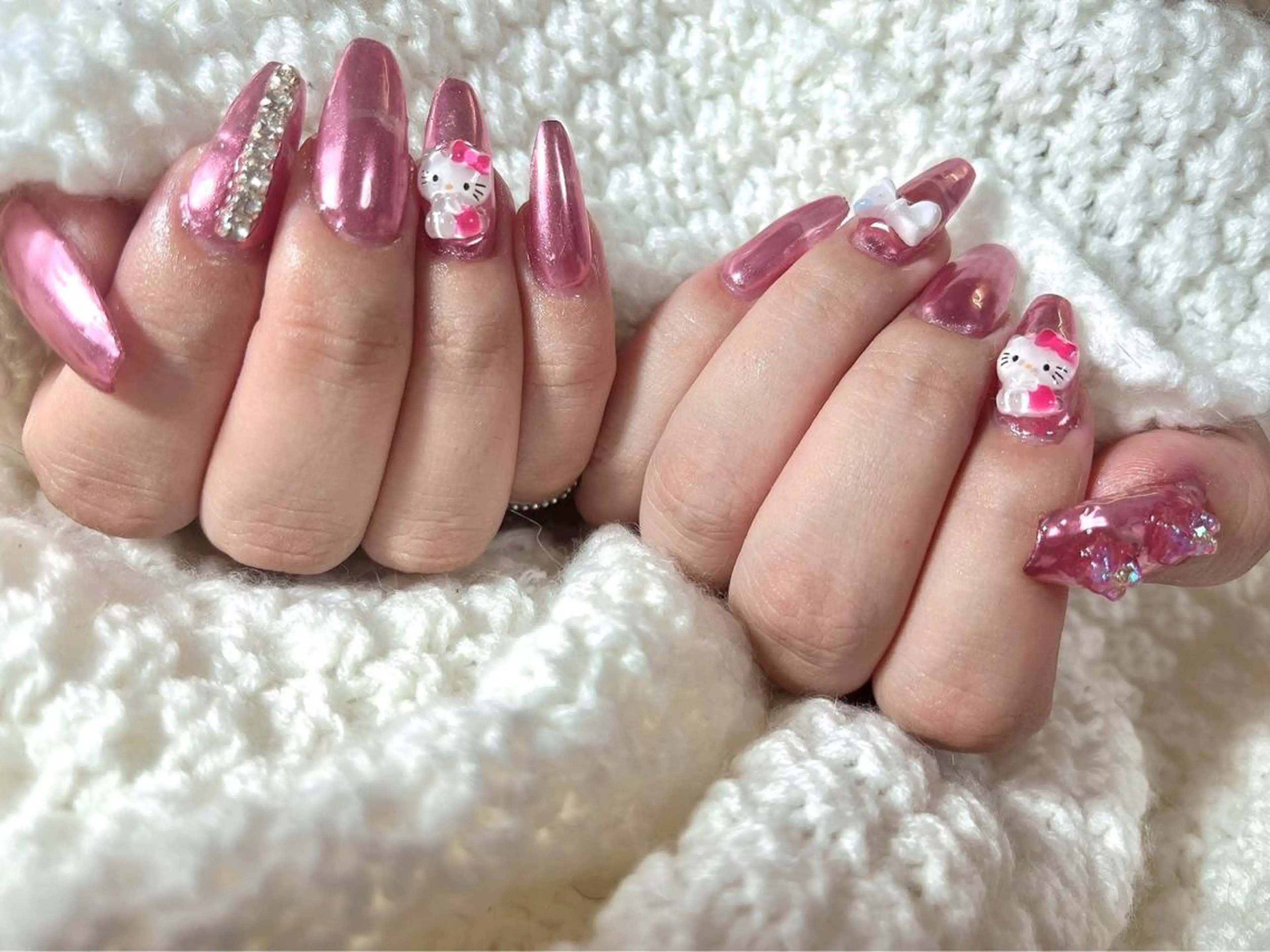 ネイル ミラーネイル Ruana Nailのネイルデザイン