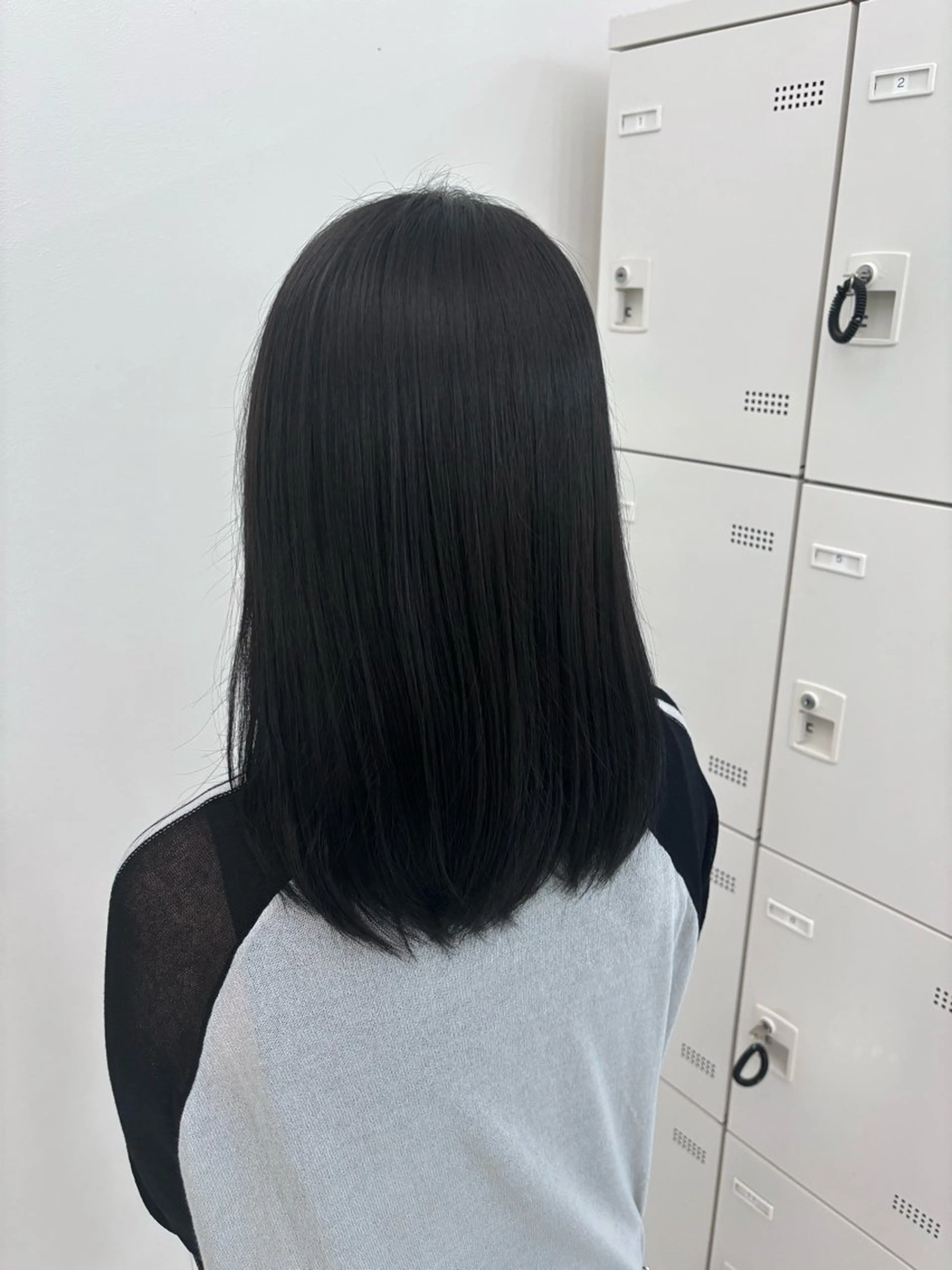 ロング 韓国風暗髪ヘア🤍 🫧MIREIのヘアスタイル