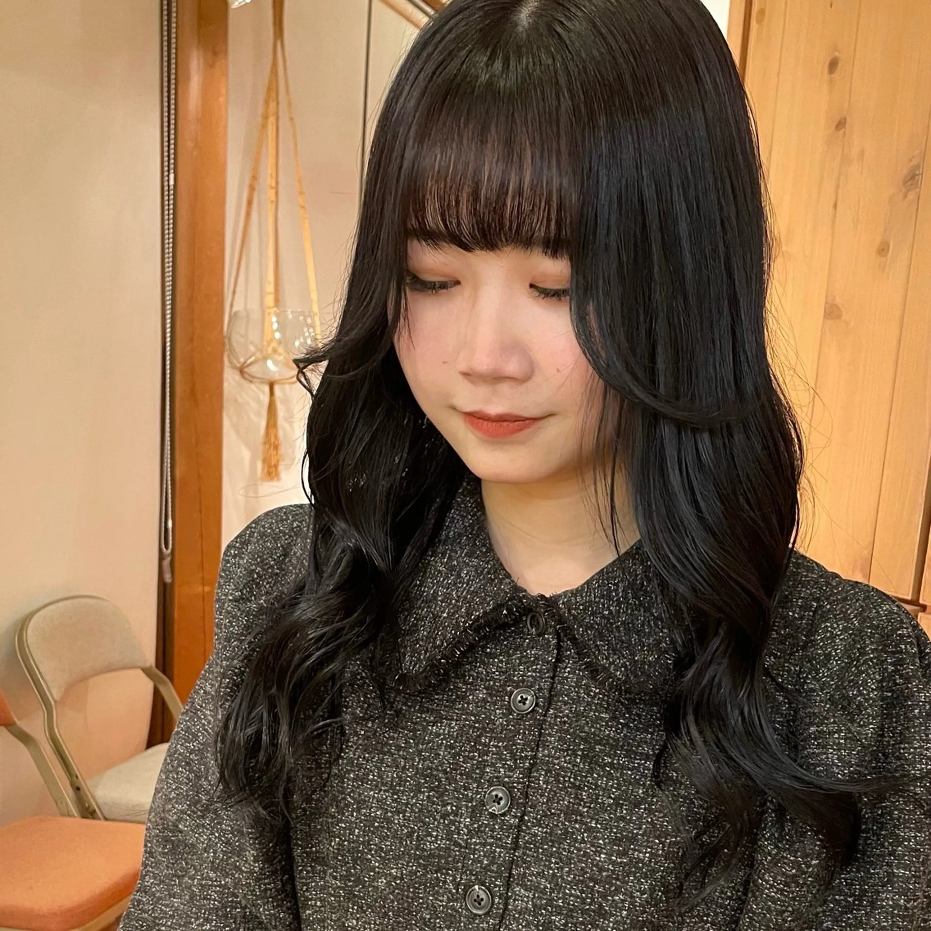 ロング カラー ヘアカラー 奥村 紗季のヘアスタイル