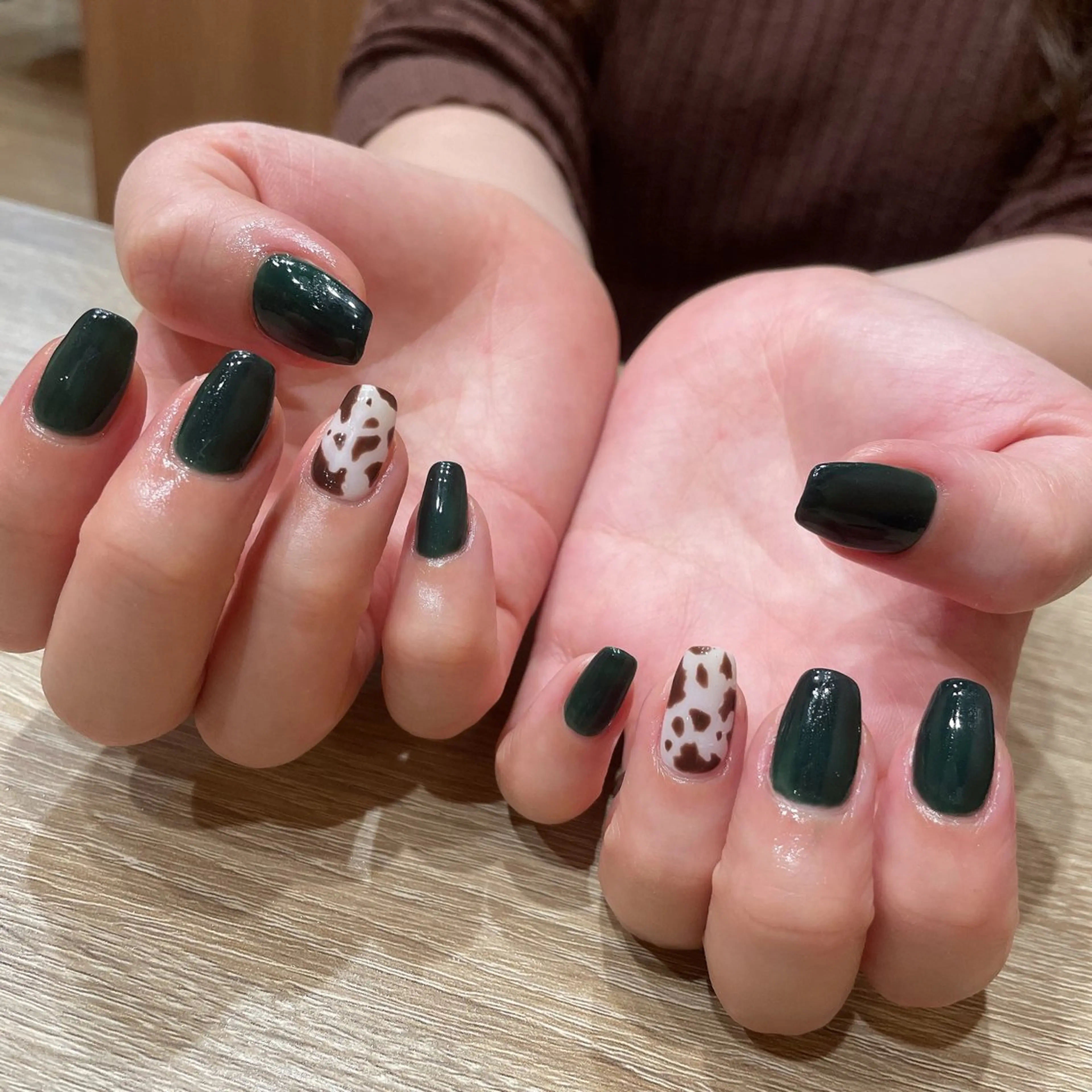 ネイル アニマル柄 アートネイル ハンドネイル liberté所属・liberté🫧 新小岩のネイルデザイン