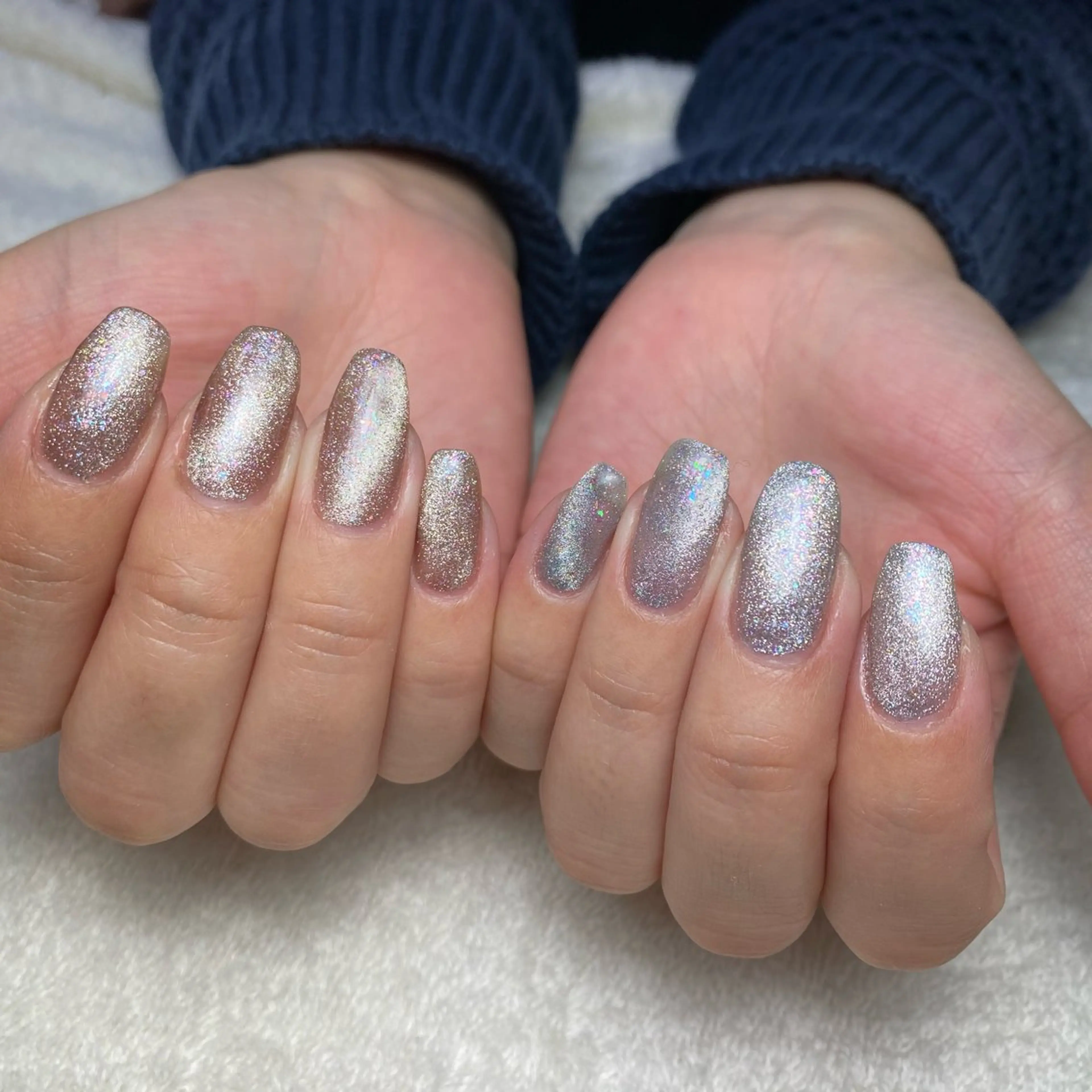 ネイル キラキラネイル マグネットネイル シンプルネイル ハンドネイル COCO+所属・COCO +のエステ・リラクイメージ