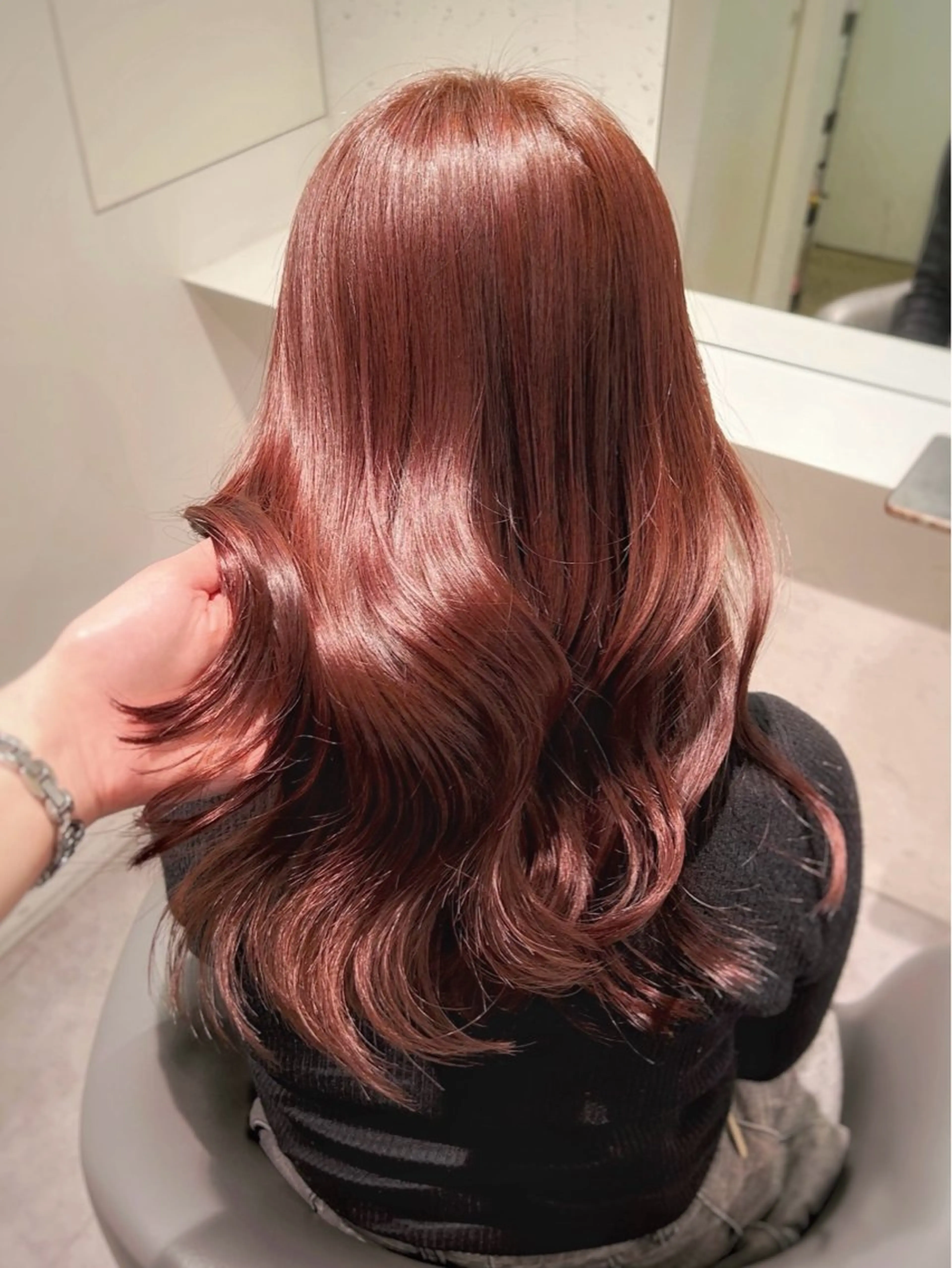 セミロング カラー hair salon suiw所属・suiw ♡AYA♡のヘアスタイル