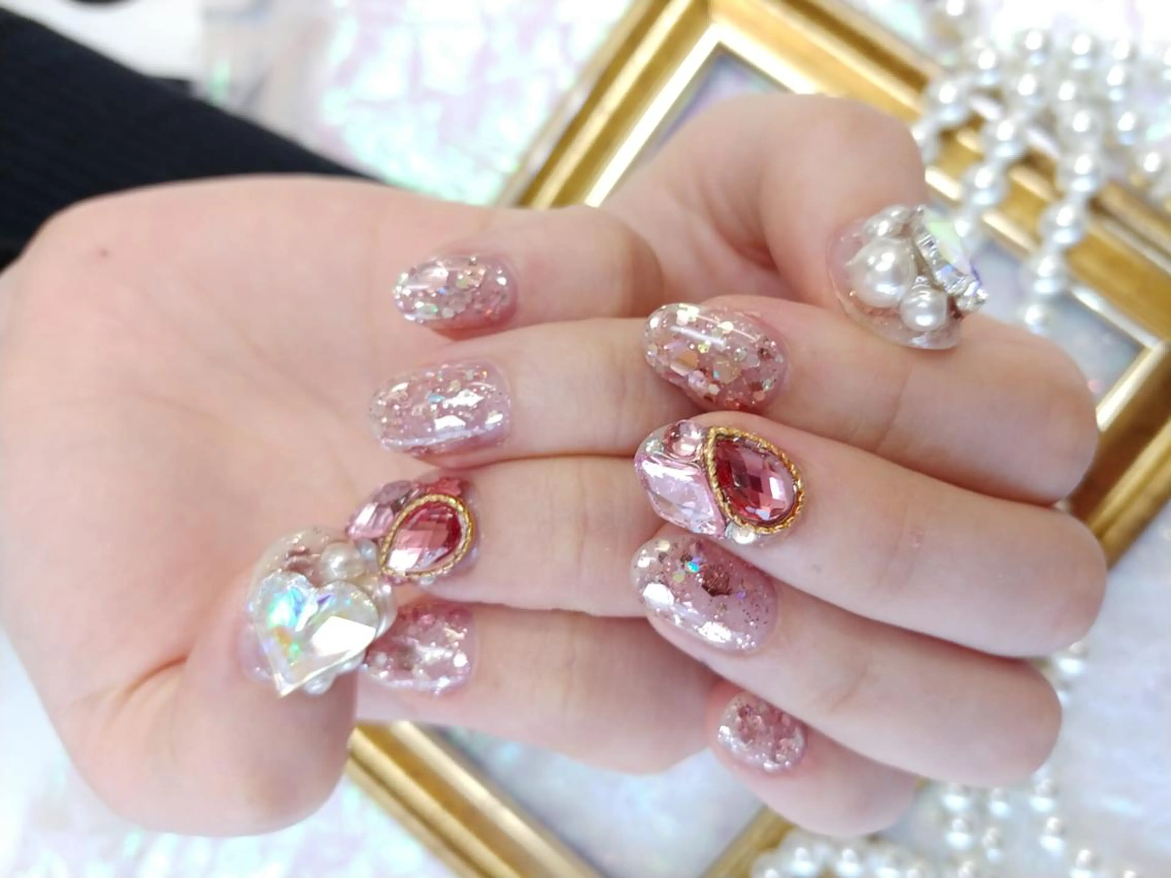 ネイル ピンク Nail lieNのネイルデザイン