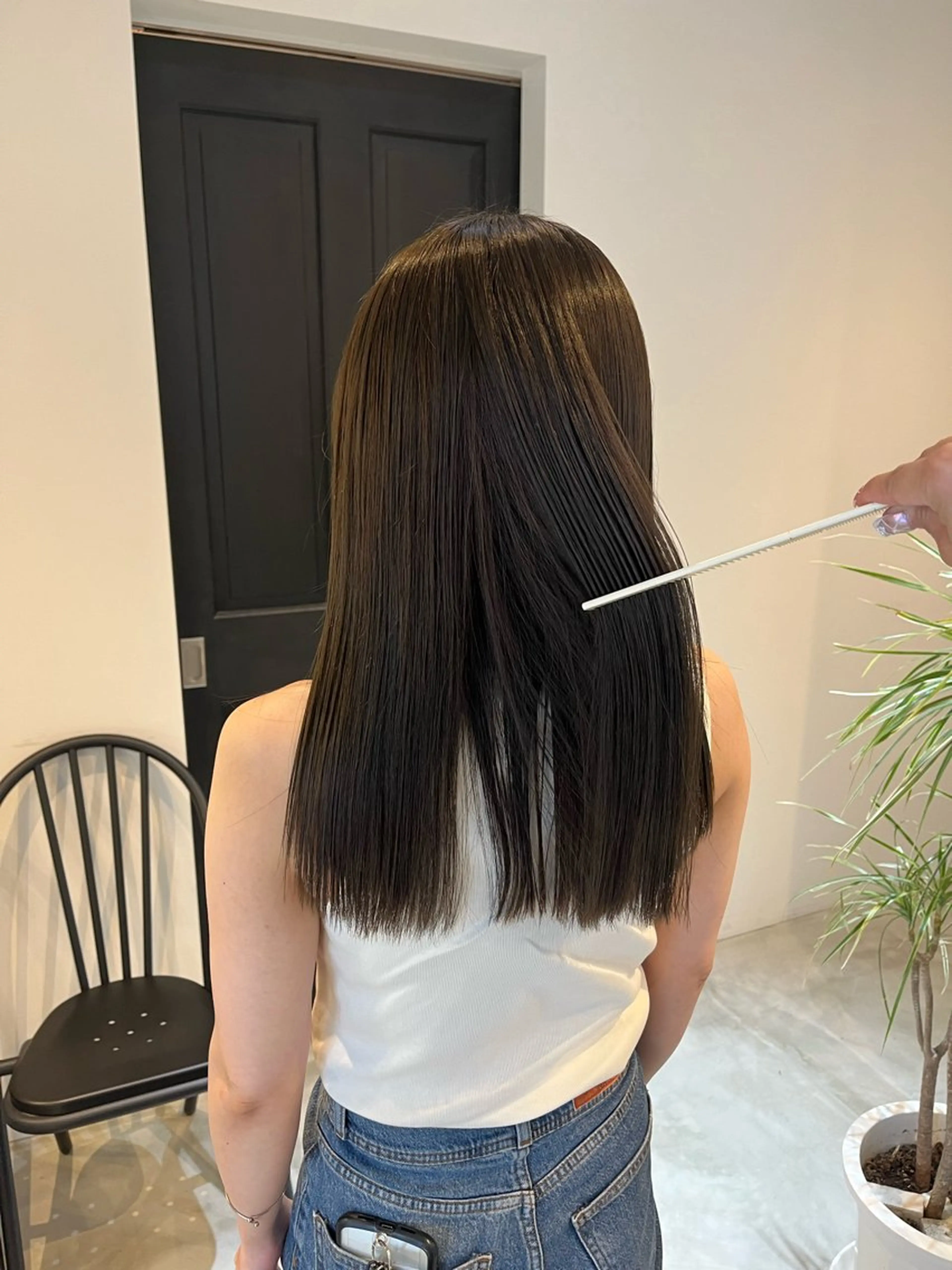 ロング ALLYS 渋谷店所属・最高級の艶のある カラーmei🎨のヘアスタイル