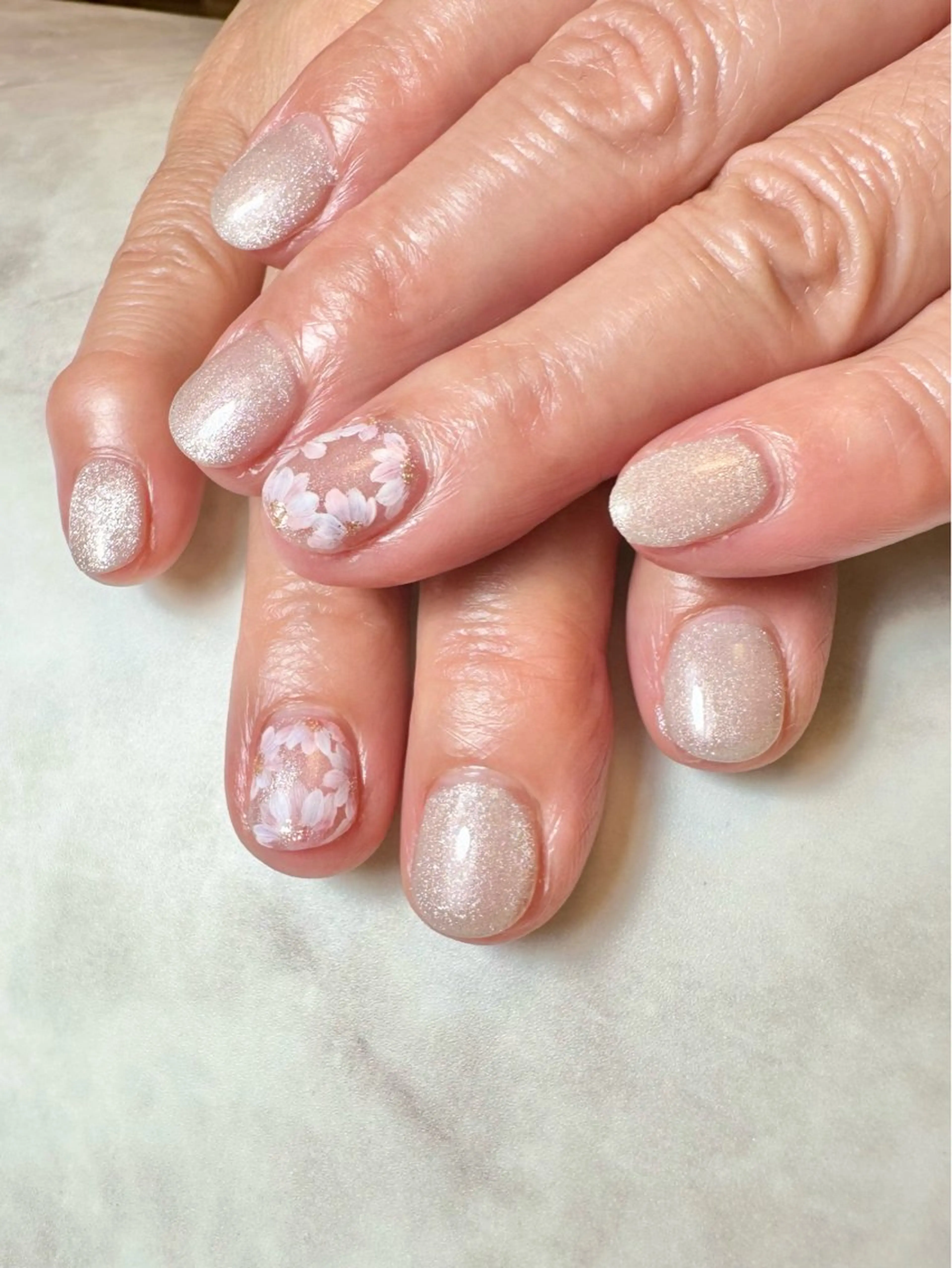 ネイル アートネイル フラワーネイル 岐南ネイル HATAnailのネイルデザイン