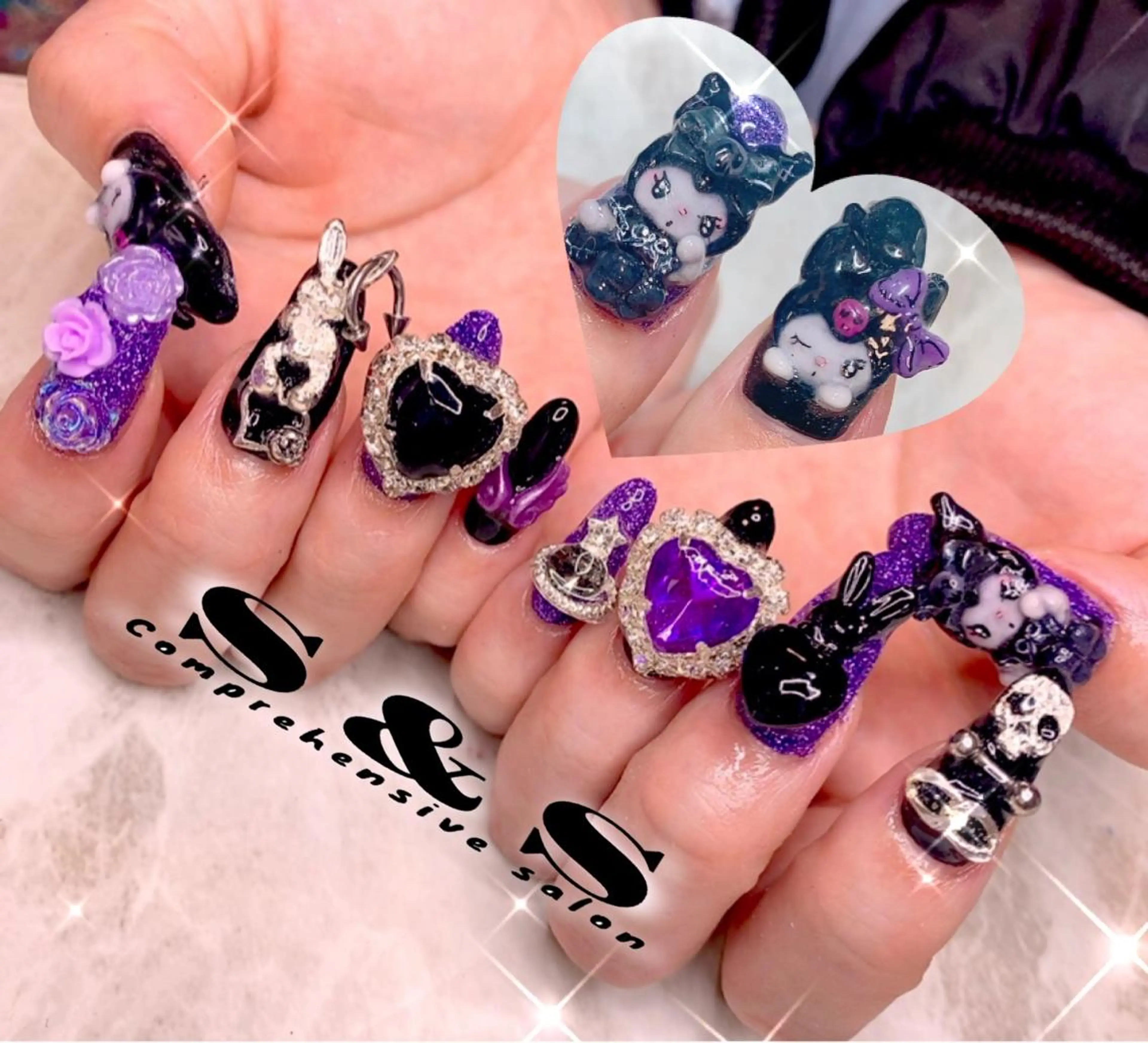 ネイル アートネイル 長さ出し メンズネイル 持ち込み スカルプネイル S&S 村田小百合のネイルデザイン