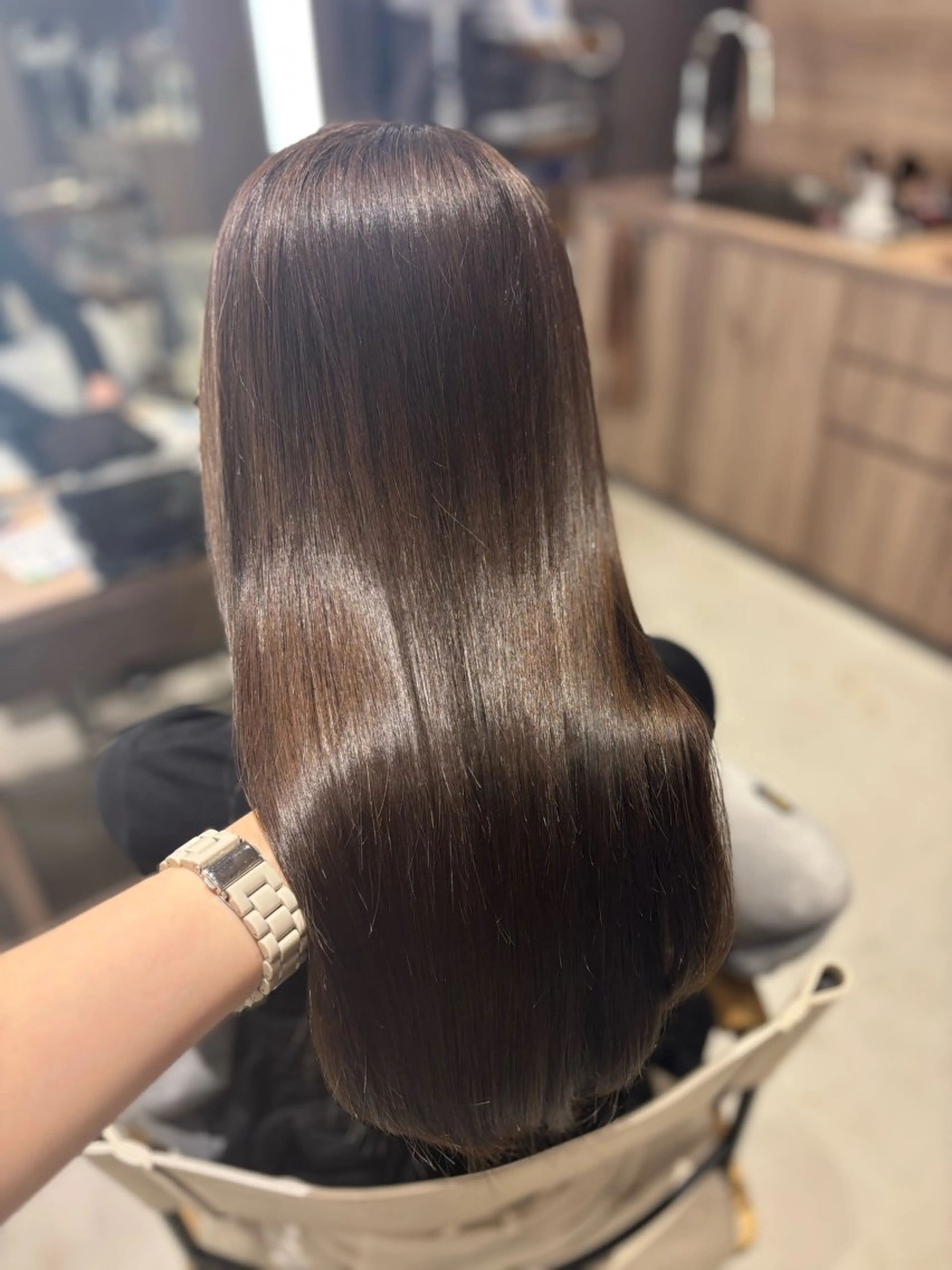 ミディアム カラー カット ヘアカラー レイヤーカット/ボブ /nene🍥⋆*のヘアスタイル