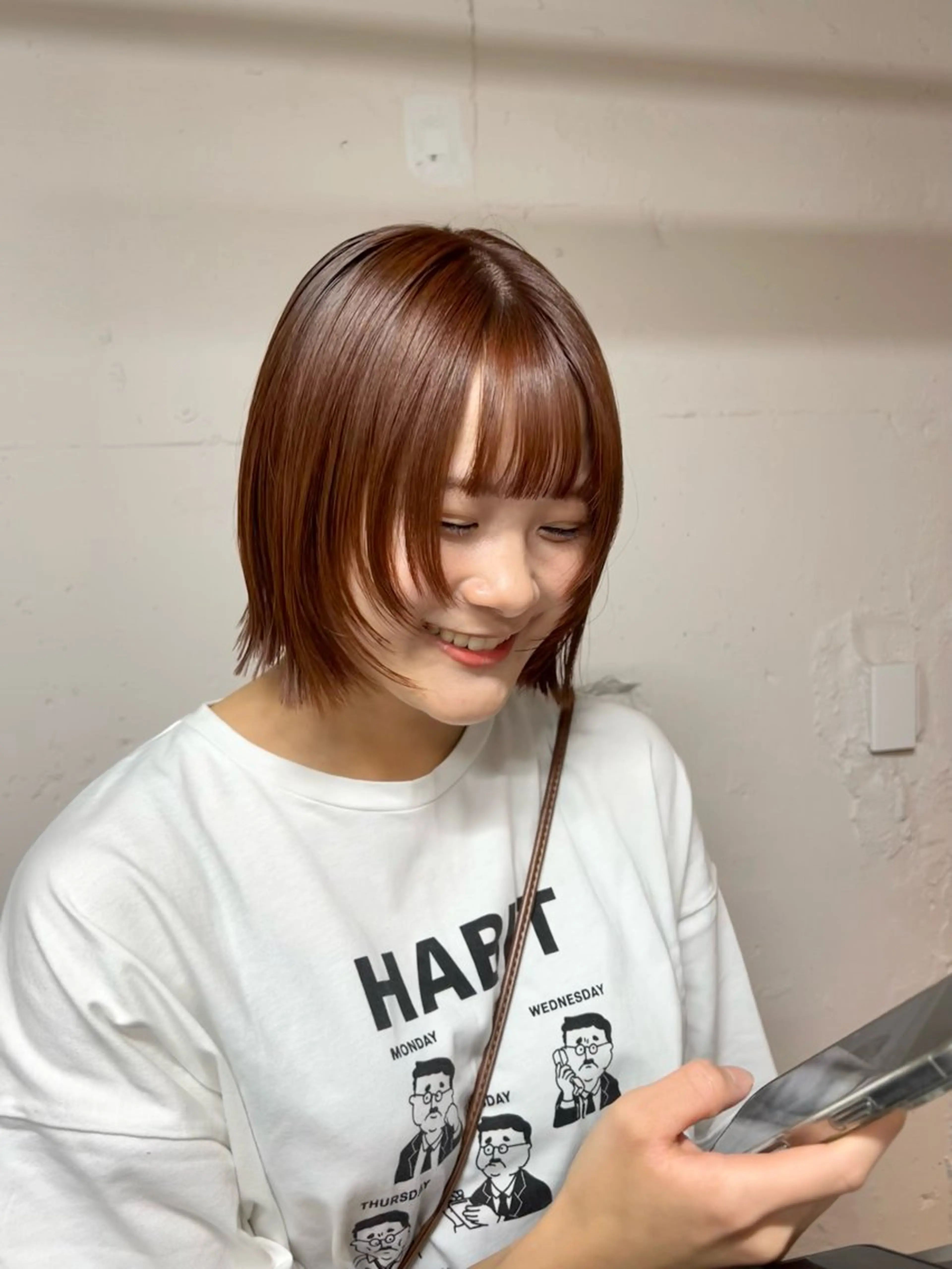 ショート カット ヘアカラー tokute Takahashiのヘアスタイル