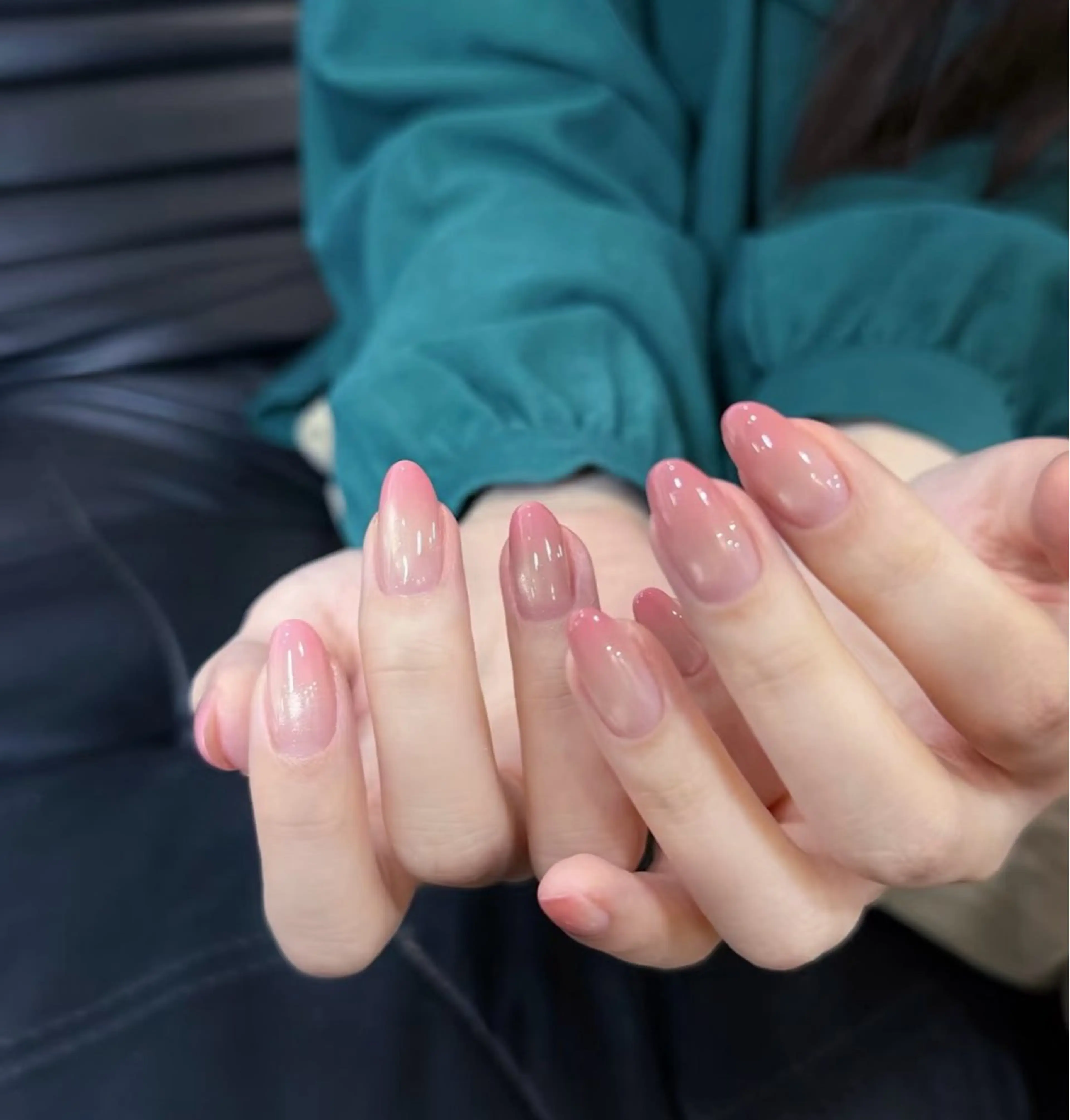 ネイル マグネットネイル 春ネイル ハンドネイル ハンドケア flower nail salon所属・あや✨🌸長さだし カワイイ系ピンク専門のネイルデザイン