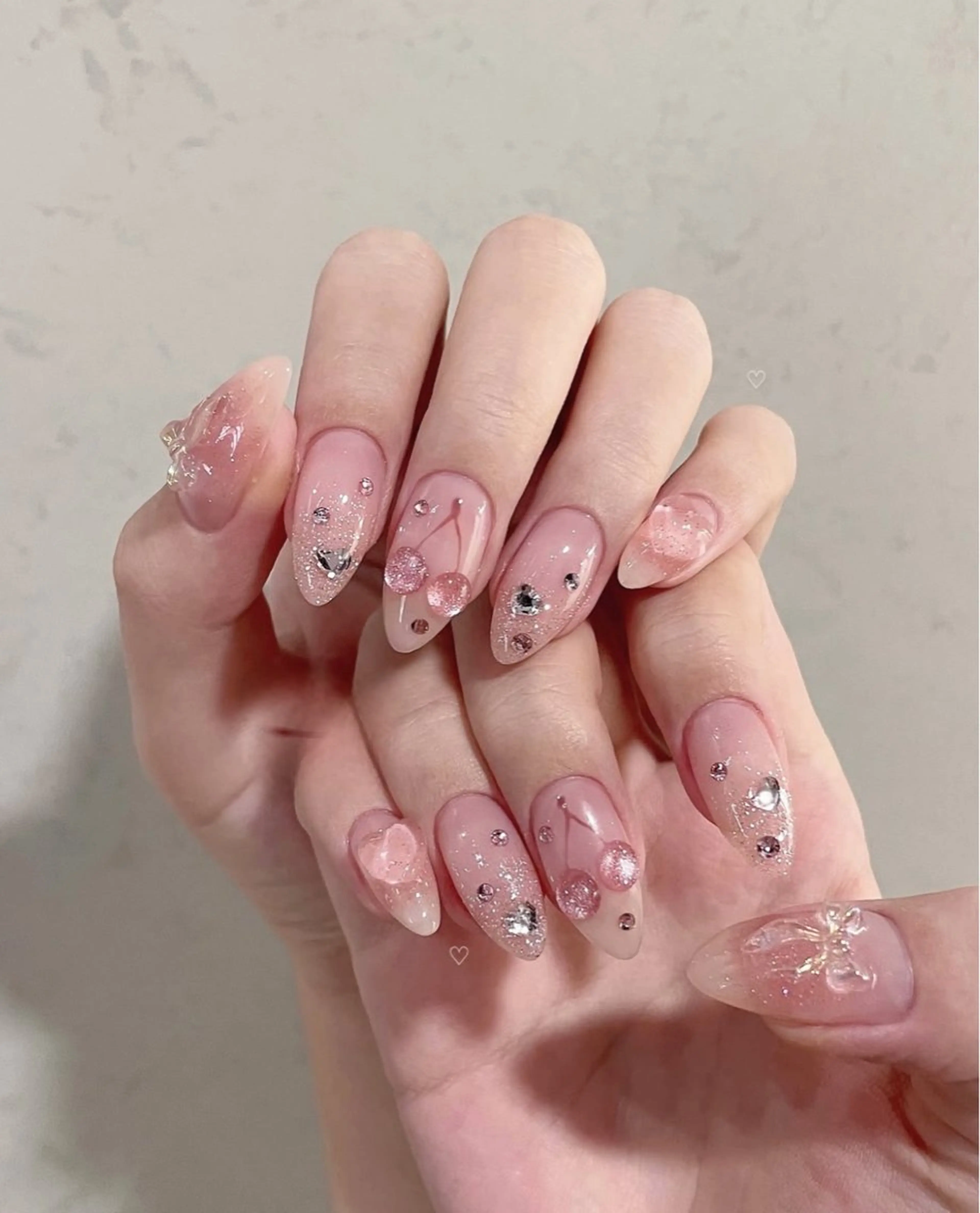 ネイル フレンチネイル キラキラネイル マグネットネイル ミラーネイル ニュアンスネイル ハンドネイル rina nailのネイルデザイン
