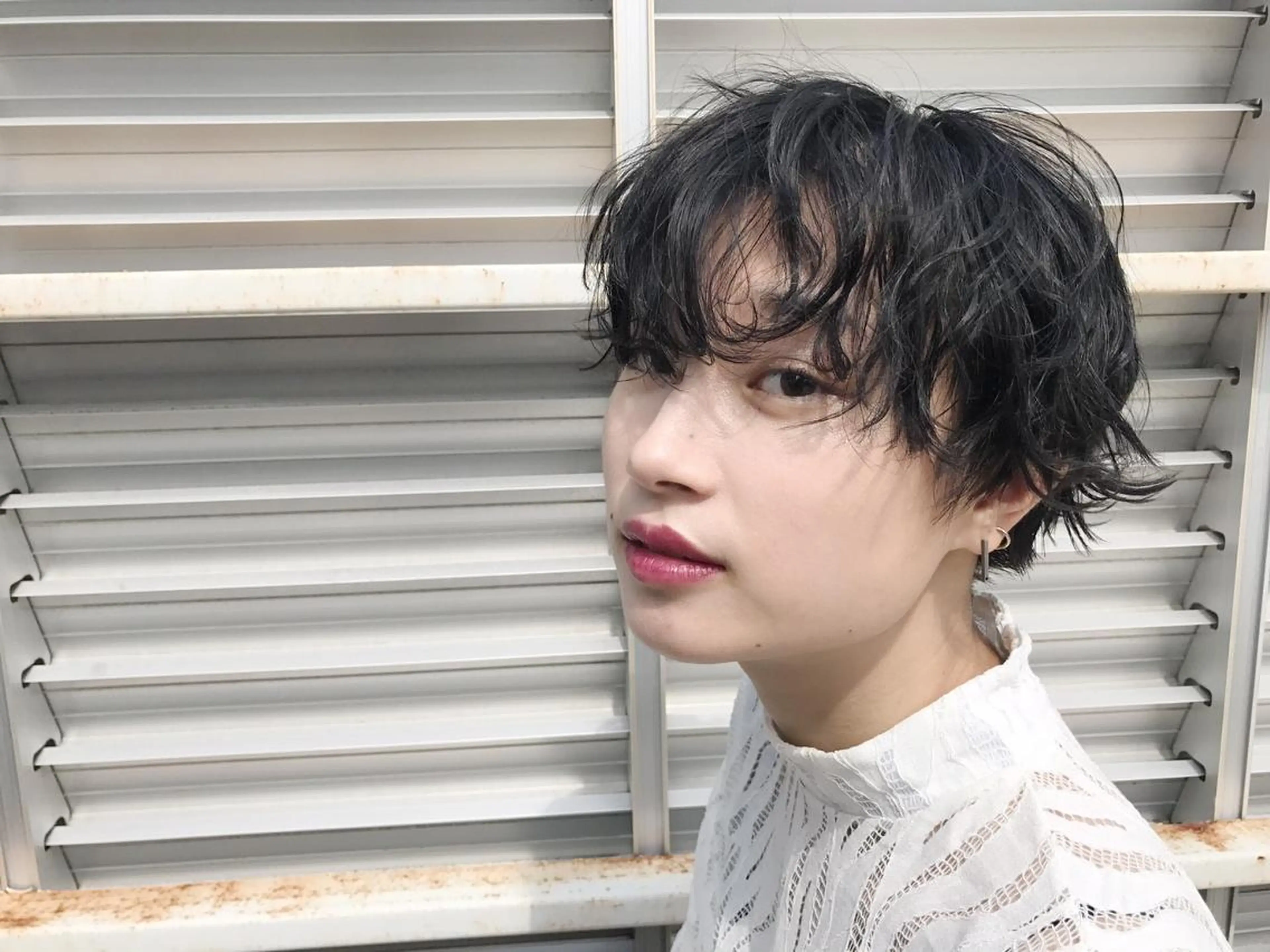 ミディアム カラー パーマ 山下 直人のヘアスタイル