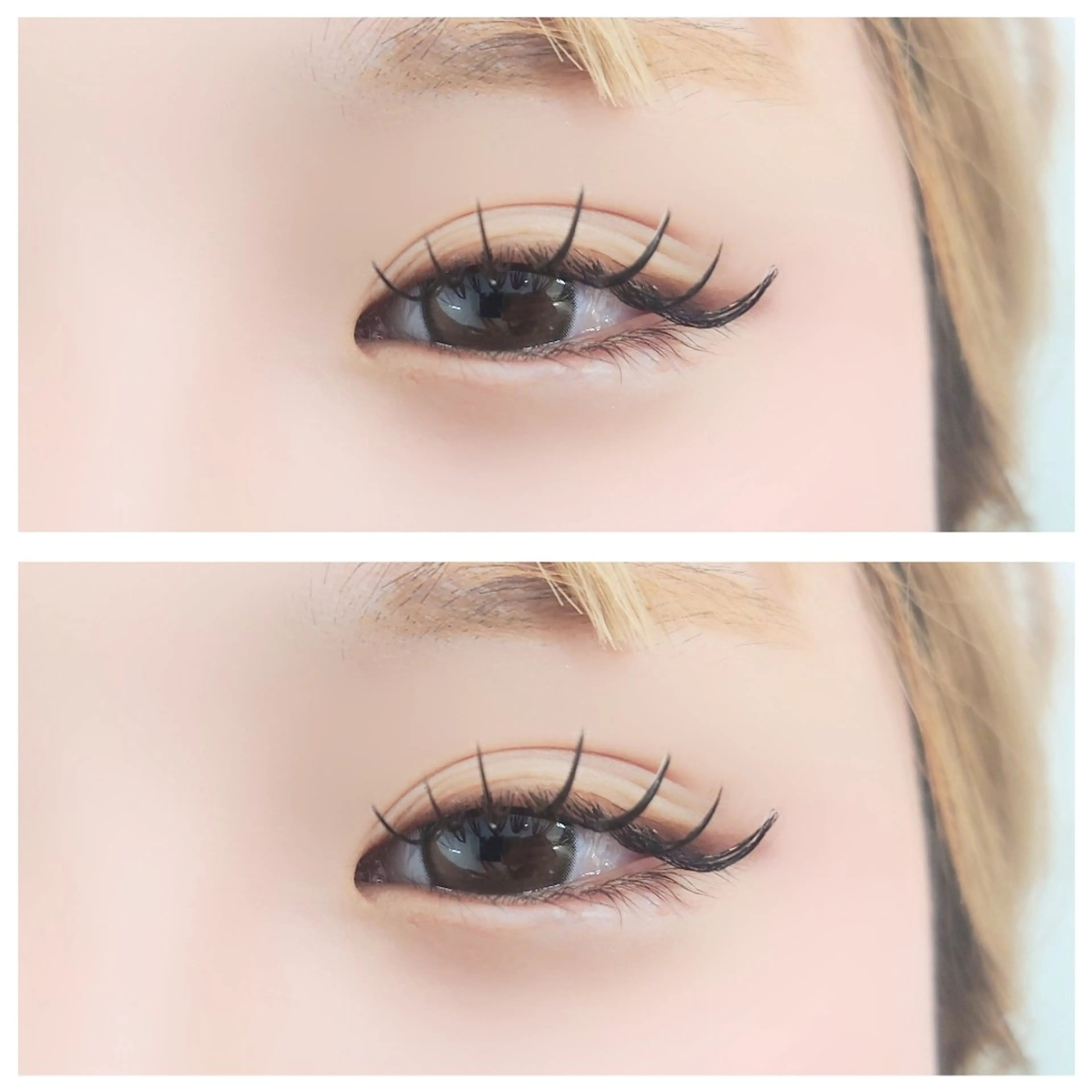 マツエク・マツパ Cカール キュート フラットラッシュ 【LED/マツエク】 💎NANA💎のマツエク・マツパデザイン