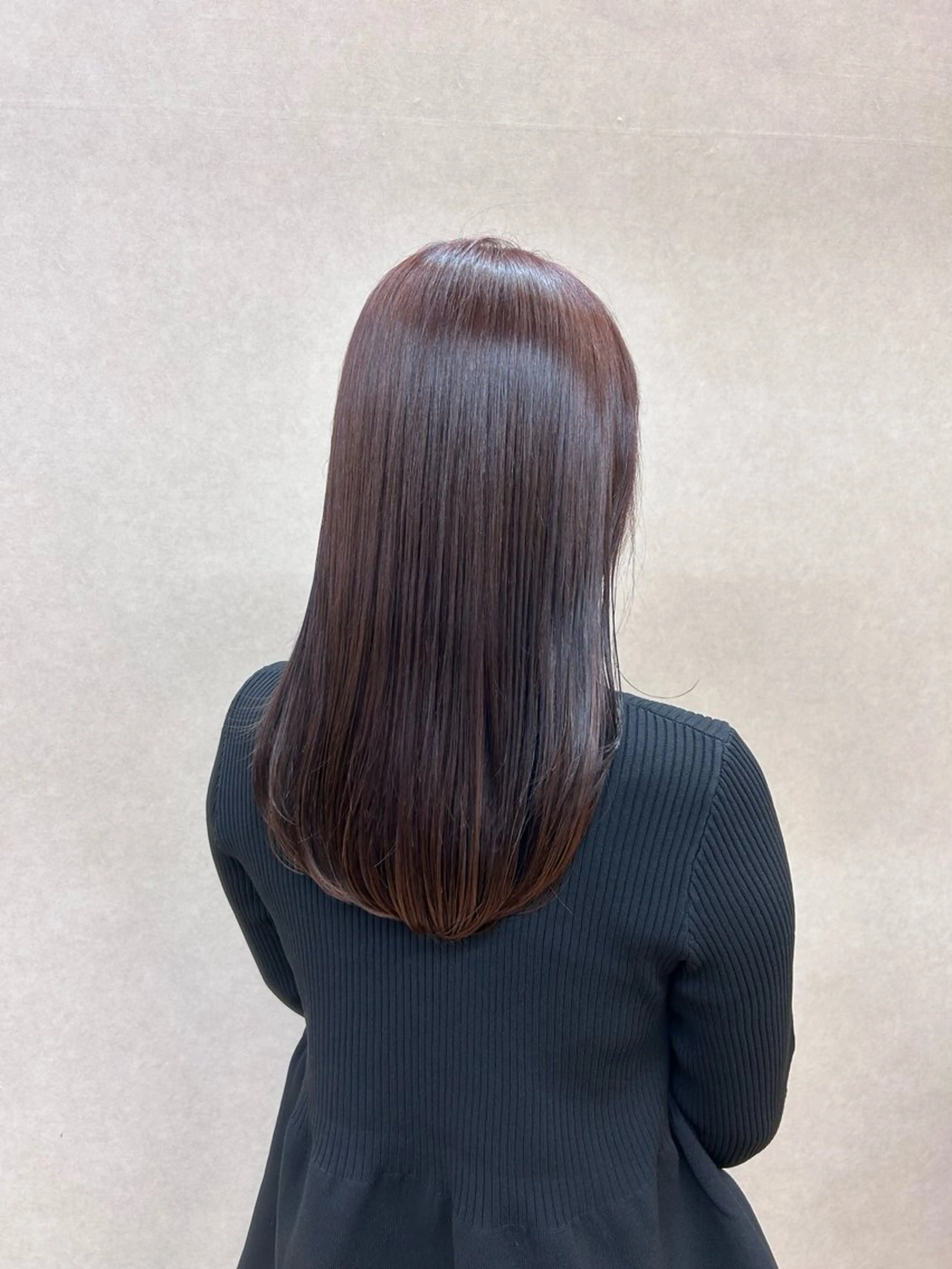 カラー ヘアカラー トリートメント 艶カラー🫧/ 板倉かなみのヘアスタイル