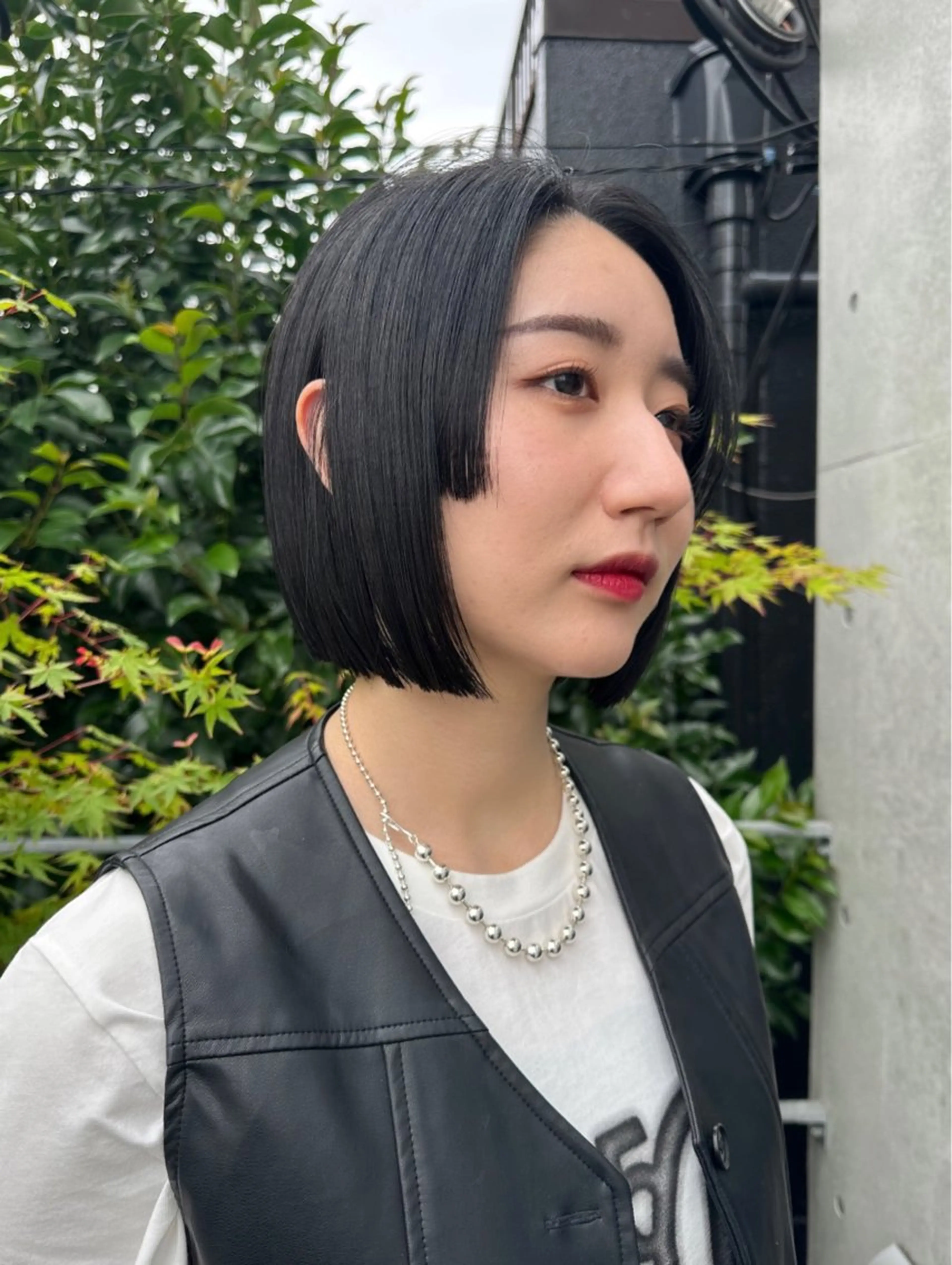 ショート カラー ボブ/似合わせカット /ニュアンスカラーのヘアスタイル