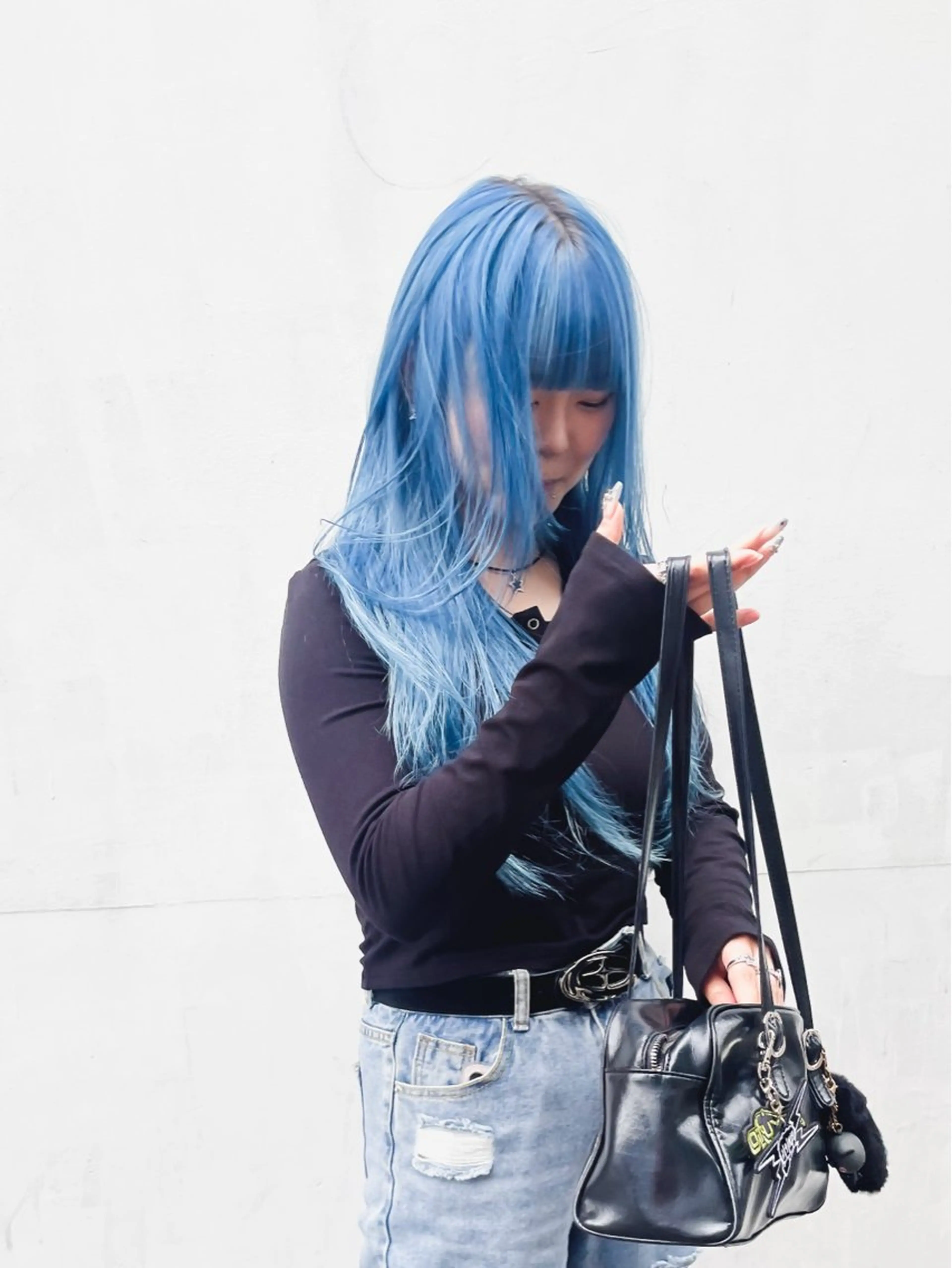 ロング カラー ハイトーンカラー レイヤーカット ウルフカット カット ヘアカラー トリートメント ハイトーン/レイヤー /ウルフ⭐️永田⭐️のヘアスタイル