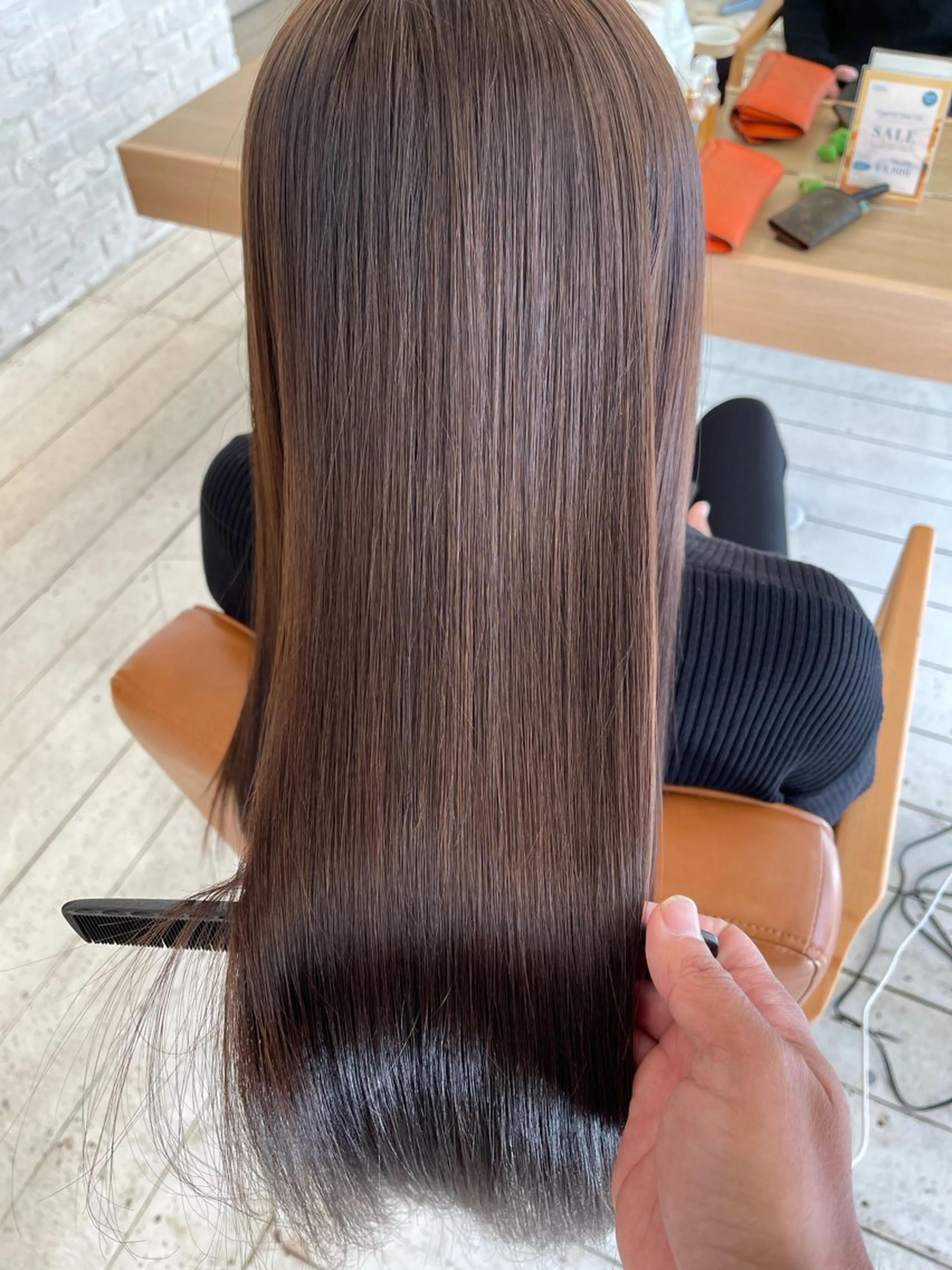 ロング 縮毛矯正 BLUE Hair&Life所属・菊地 良太のヘアスタイル