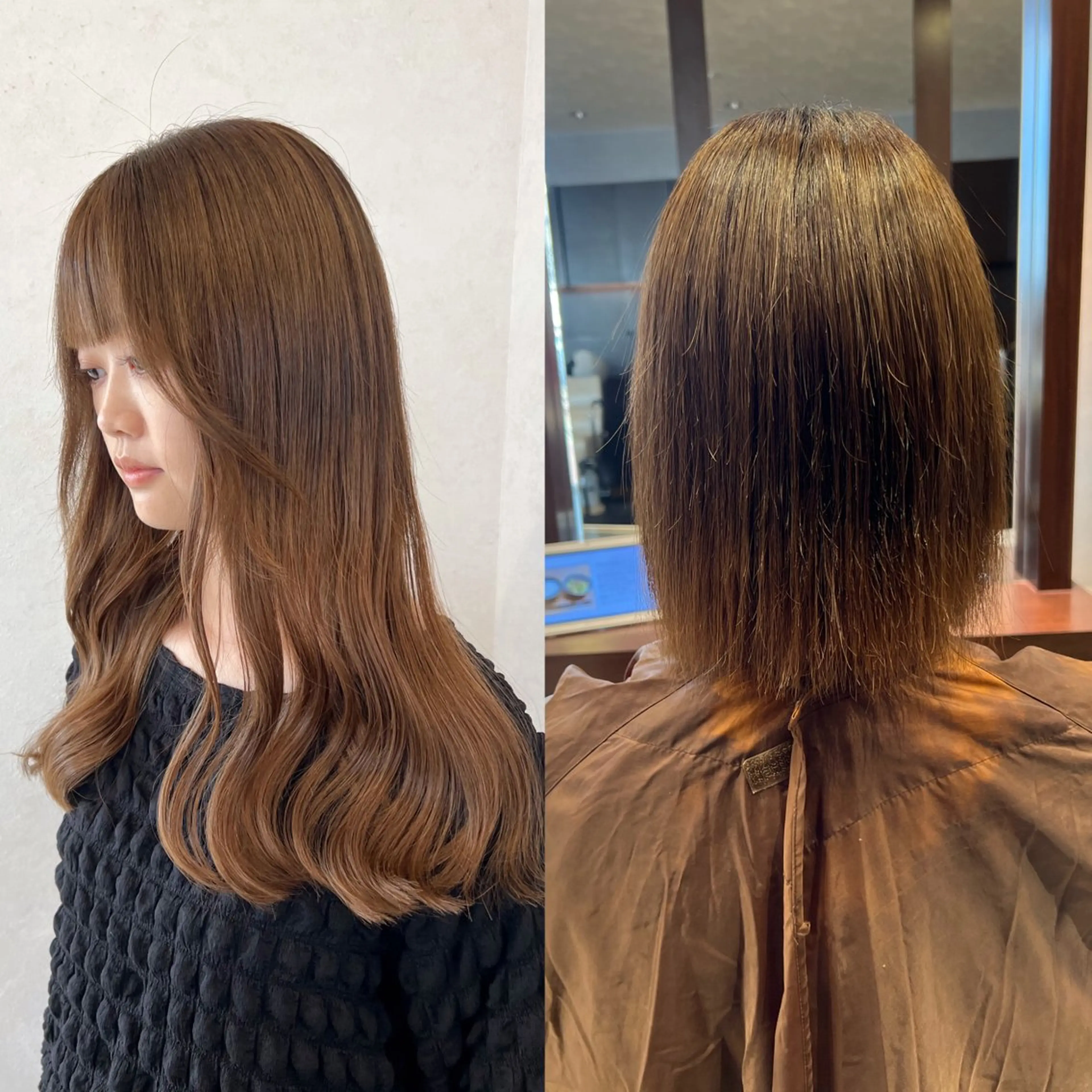 ロング カラー nehus nagaoka所属・🖤複雑履歴ブリーチ Mizuki 🖤のヘアスタイル