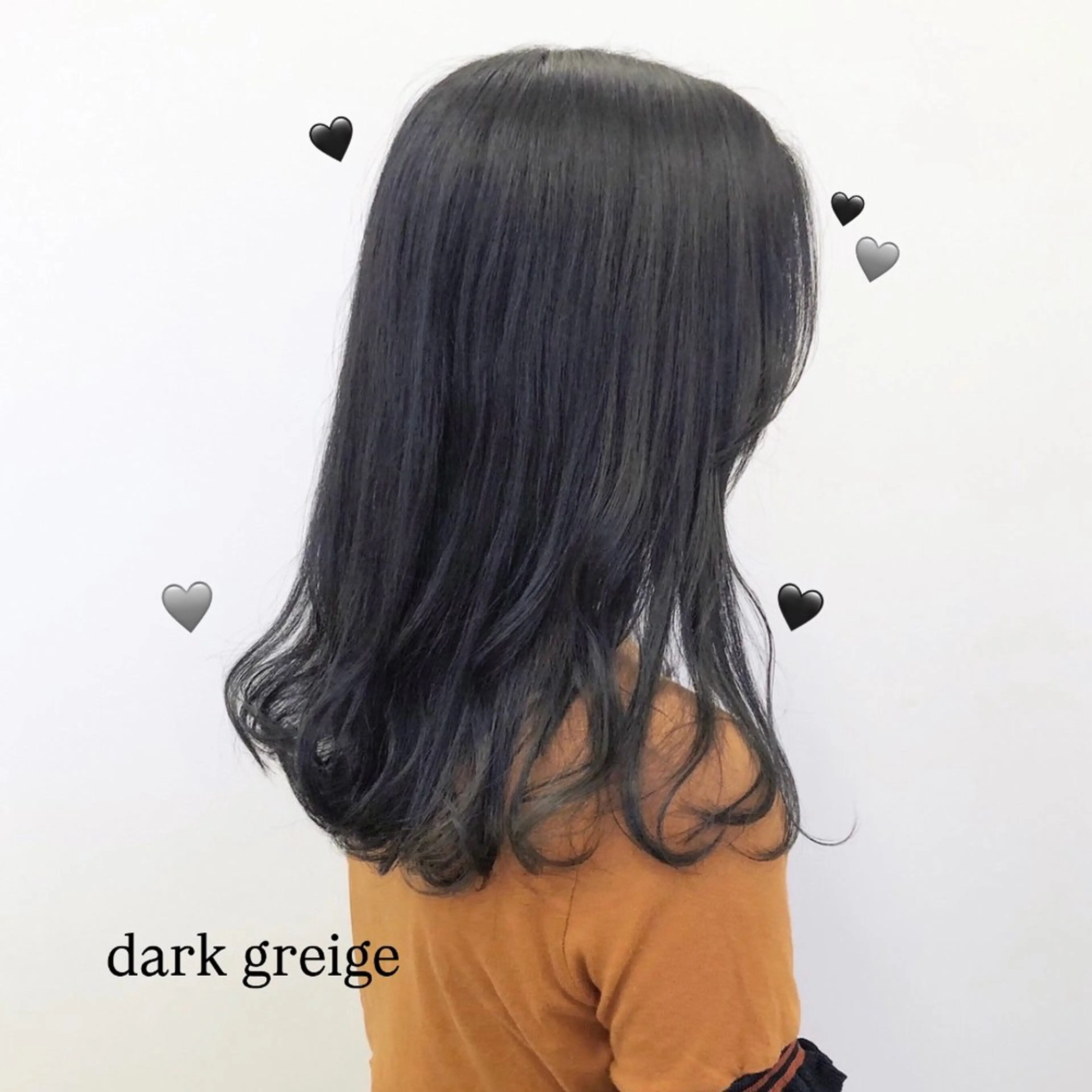 セミロング カラー Parve Mix 森 美遥🇰🇷🩶のヘアスタイル