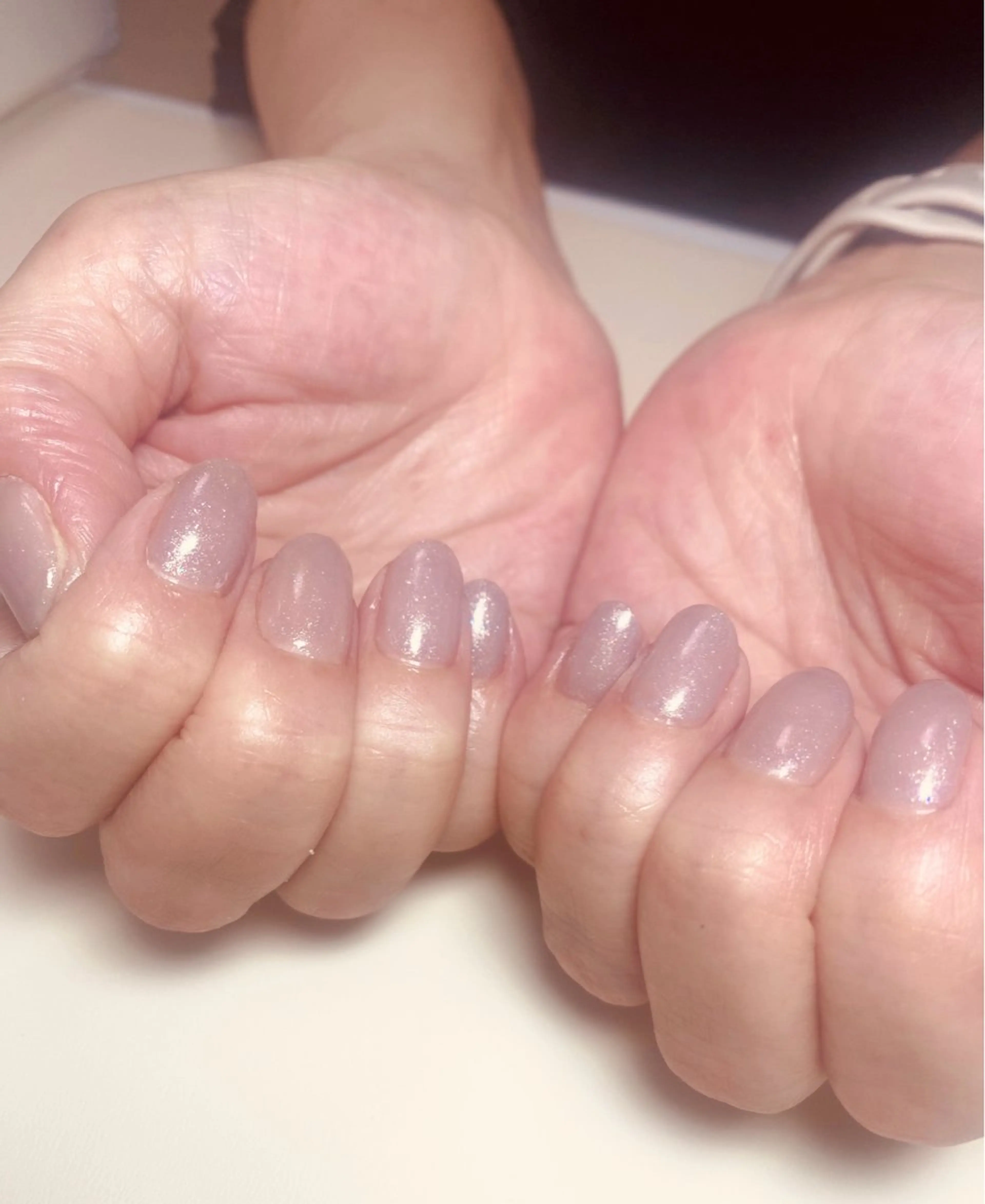 ネイル ラメ(グリッター) ワンカラーネイル ハンドネイル Nail Salon K 🧸美爪育成のネイルデザイン