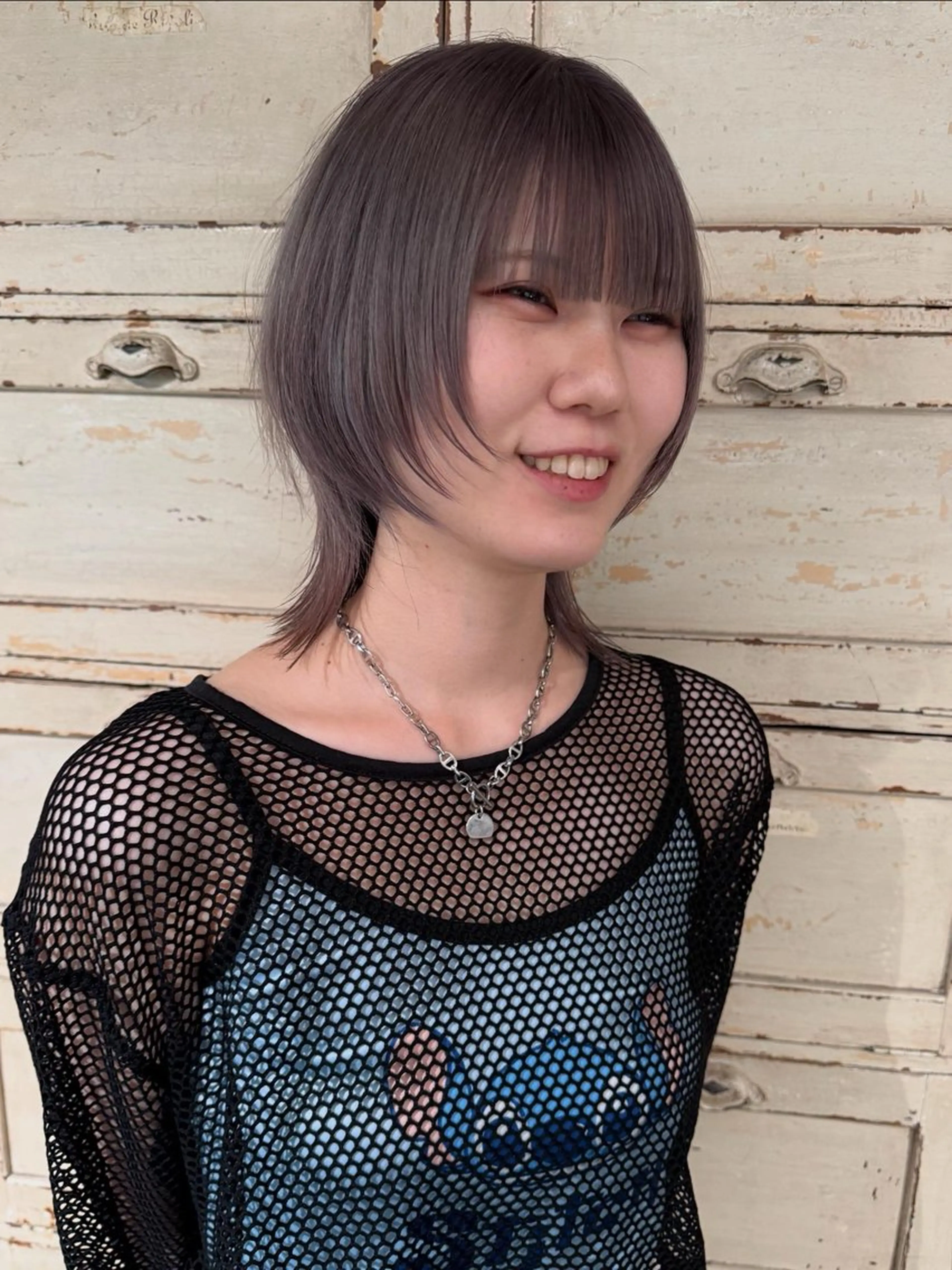 ミディアム カラー カット ヘアカラー RorriM natsuのヘアスタイル