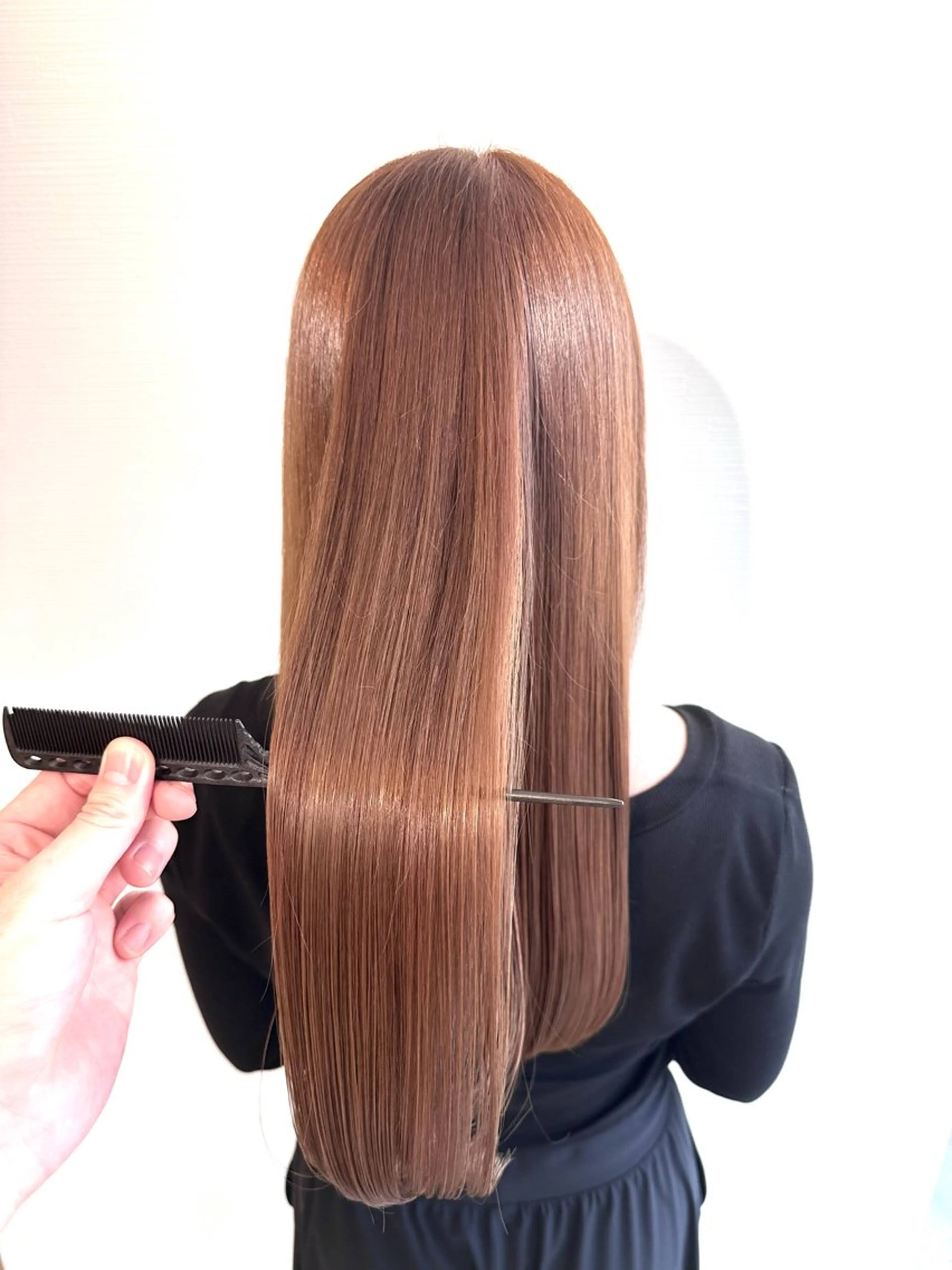 ロング カラー 髪質改善 トリートメント カット ヘアカラー トリートメント 🌈ハイトーン髪質改 善🌈polon🌟のヘアスタイル