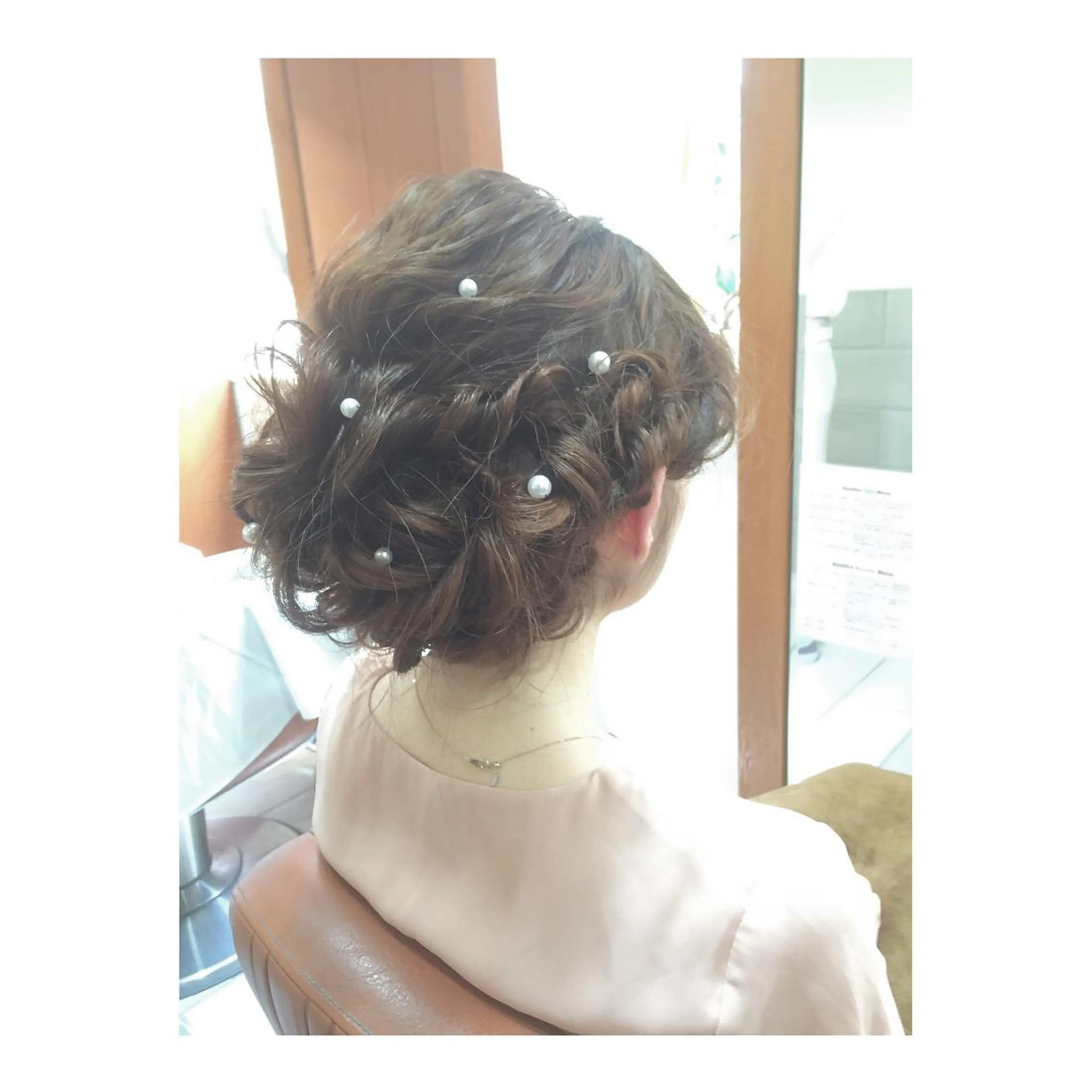 セミロング カラー パーマ ヘアアレンジ 可愛いを作る神 ナオヒロのヘアスタイル