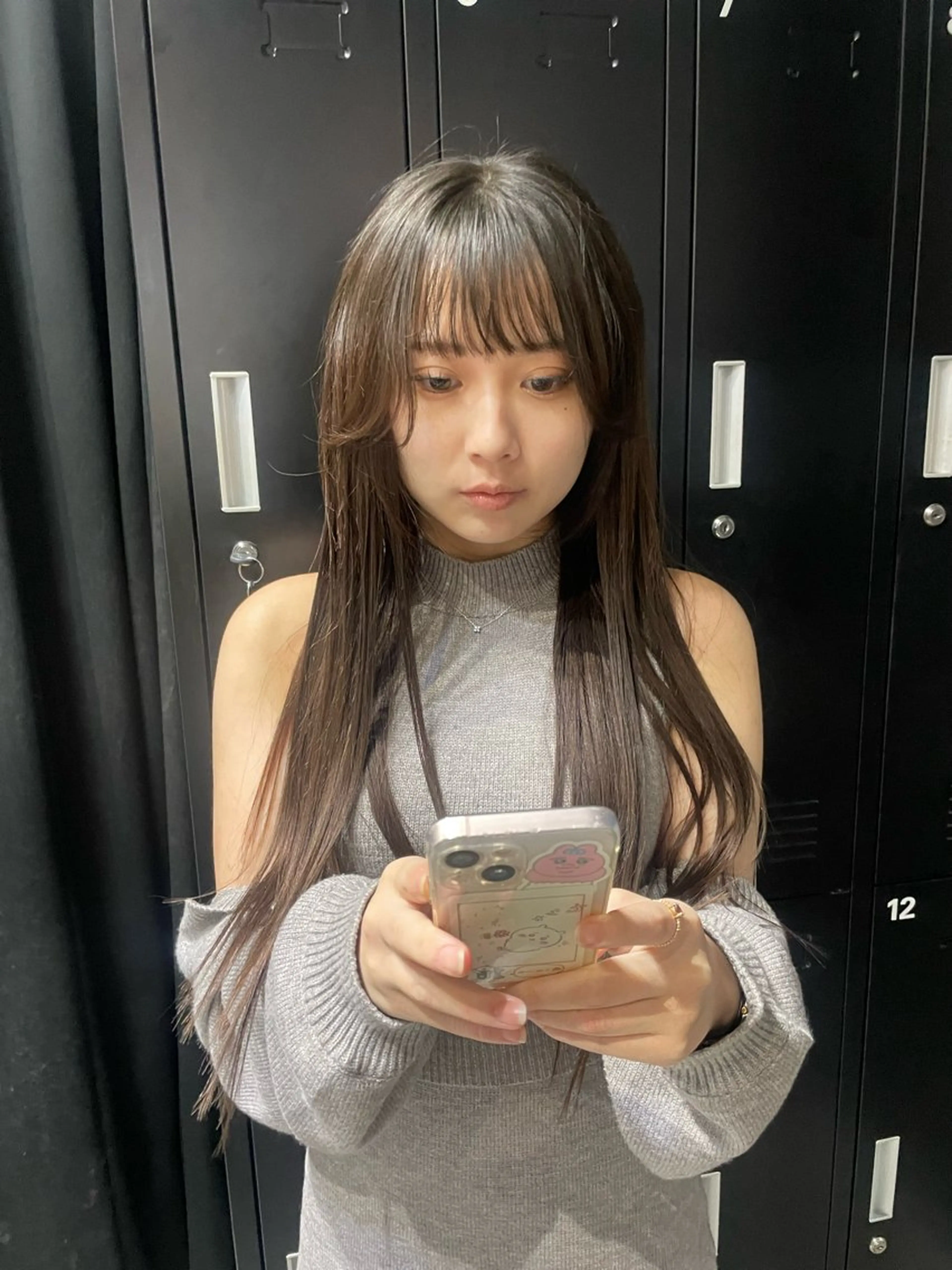 セミロング エクステ ケアブリーチ/ エクステ/レイヤーのヘアスタイル