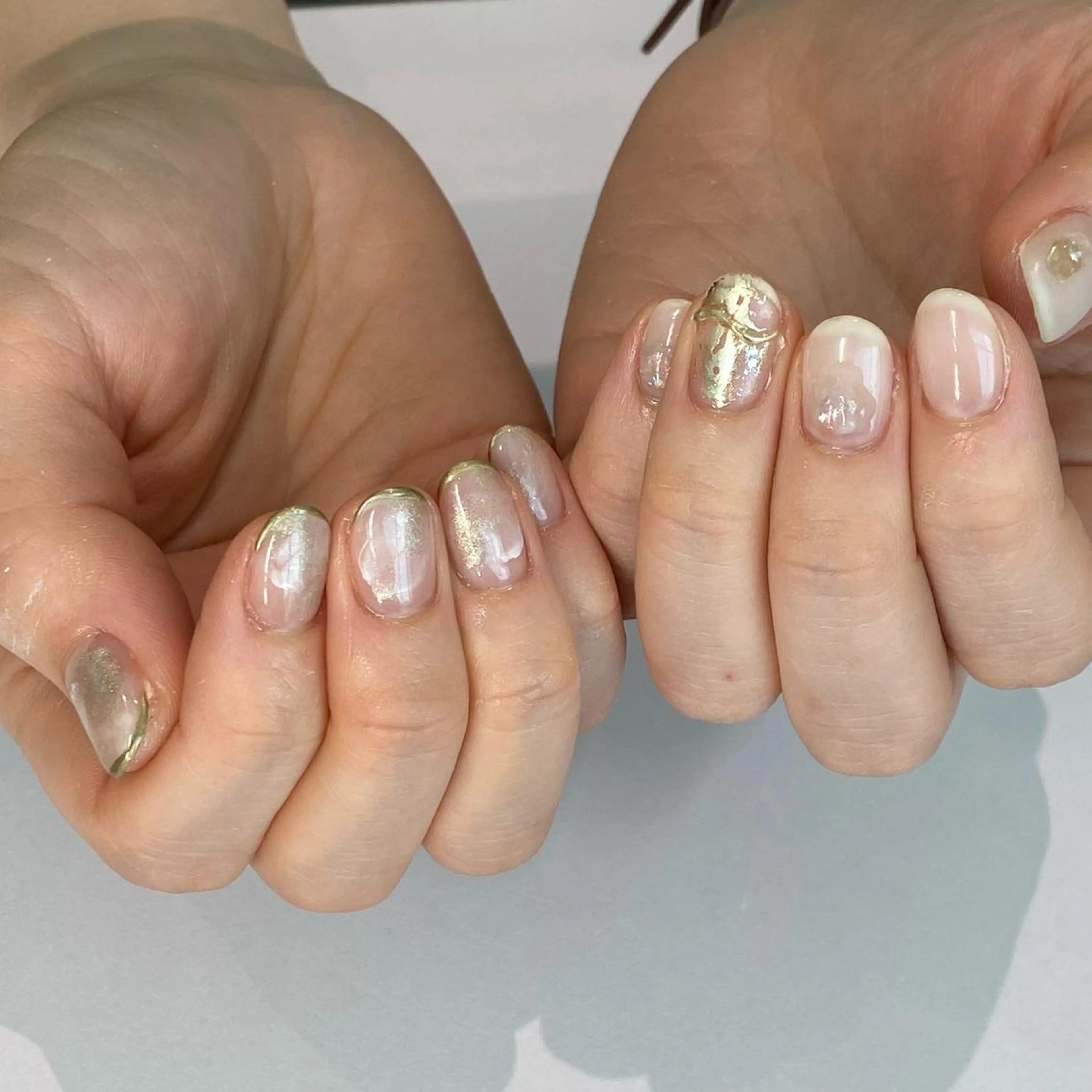 ネイル ニュアンスネイル シンプルネイル ayana nails所属・nail salon ayanaのネイルデザイン