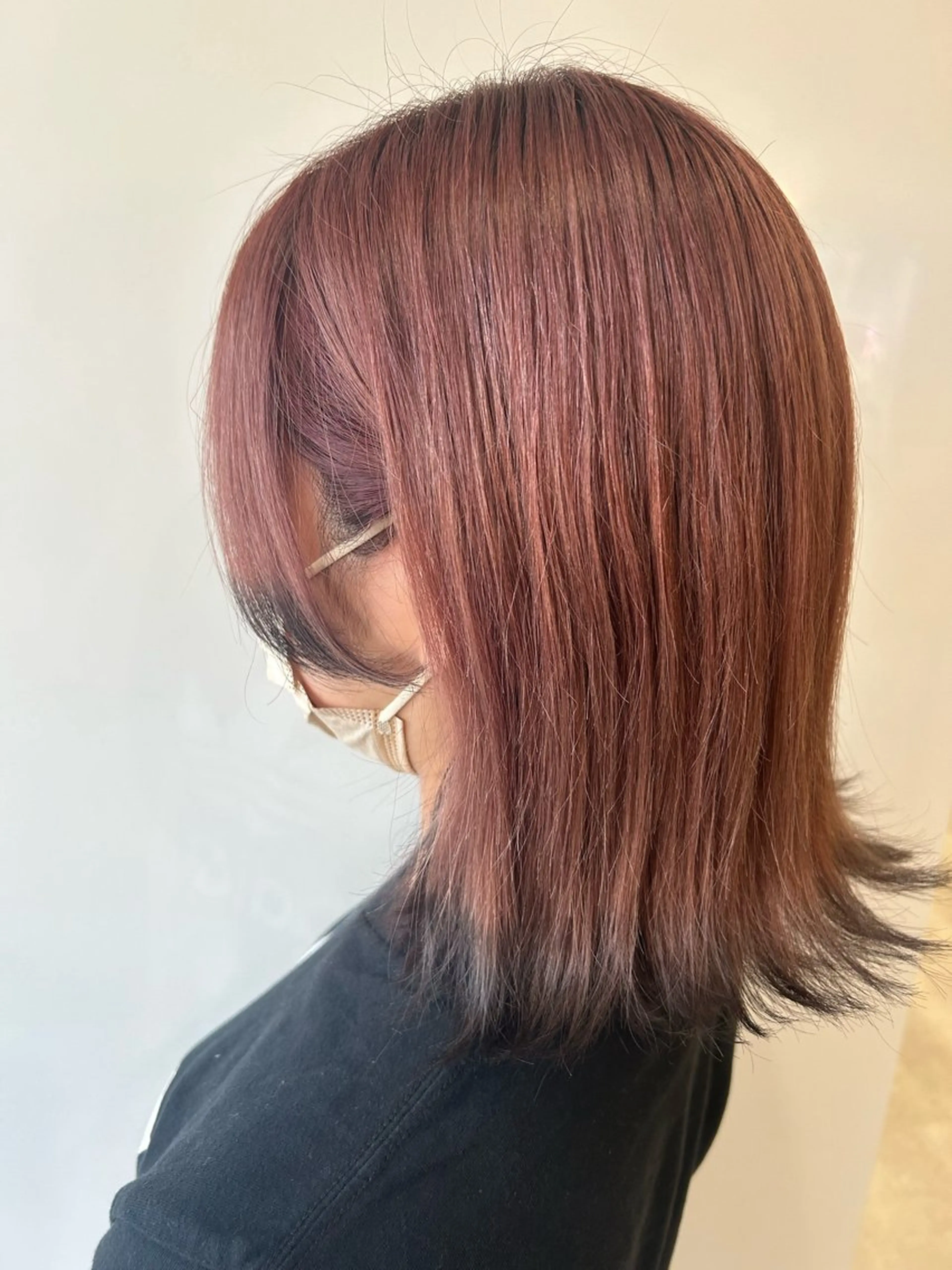 カラー 村上 ななみのヘアスタイル