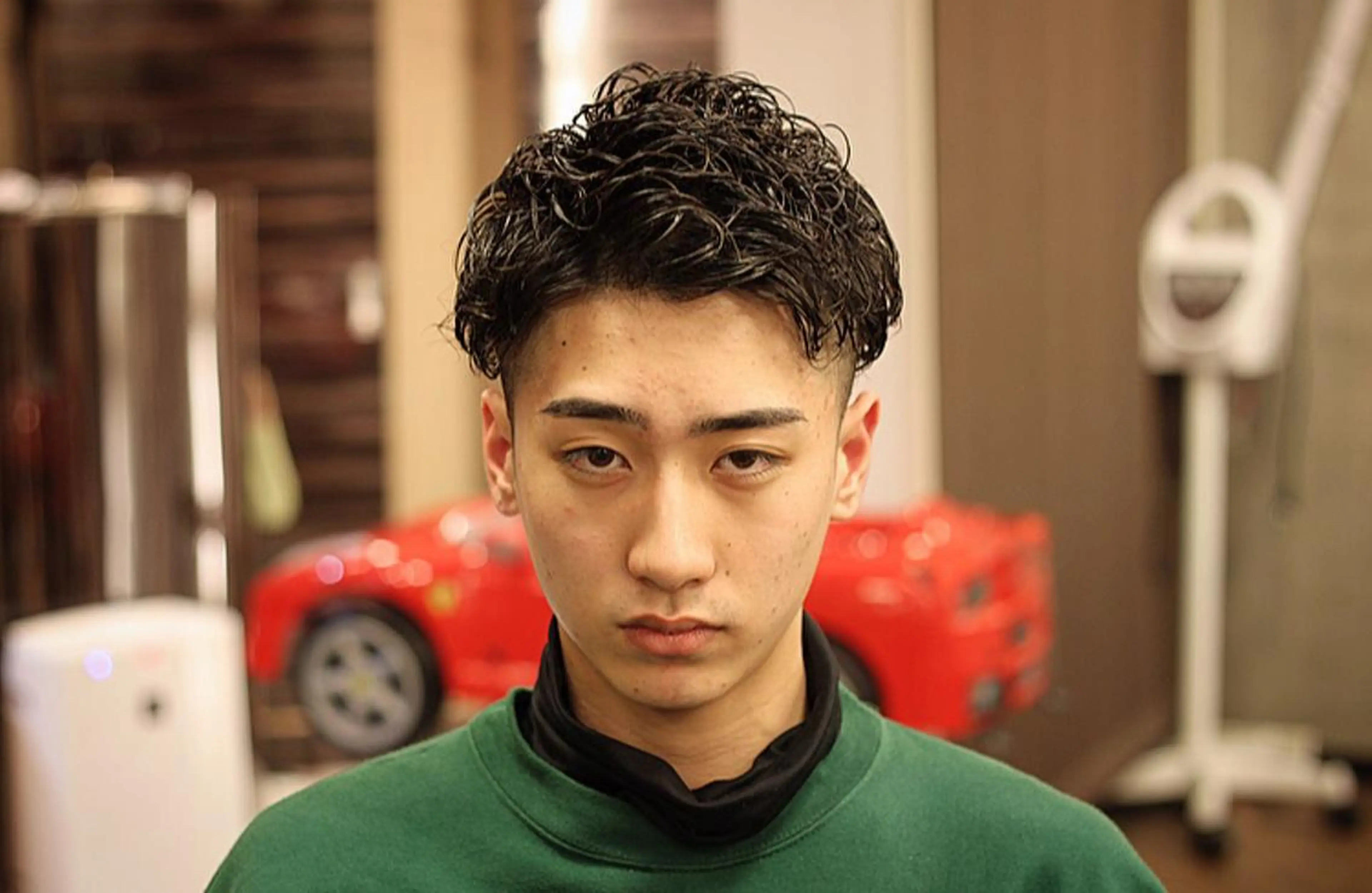 ショート パーマ メンズ 前田賢生 ご新規様はNGのヘアスタイル