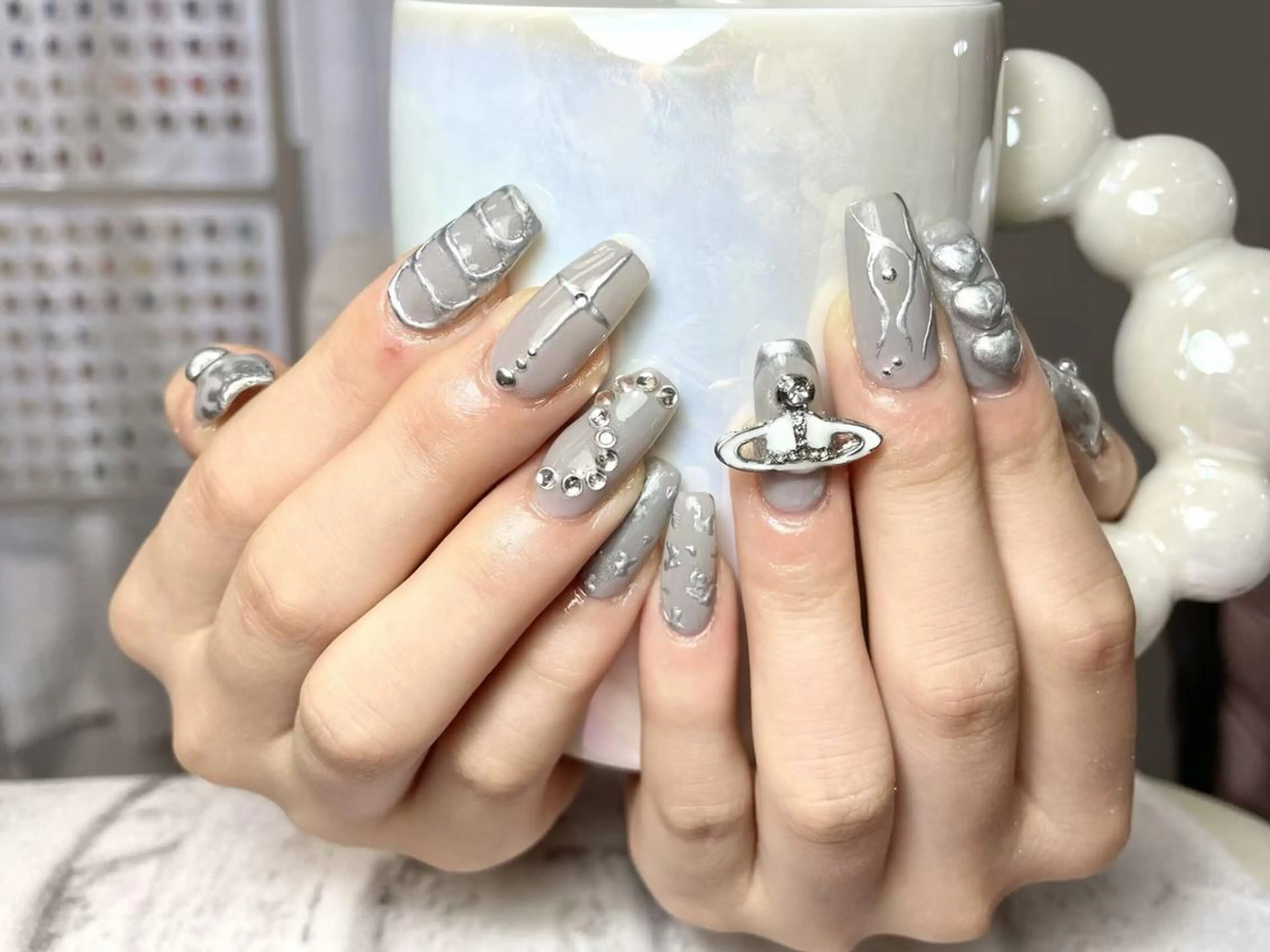 ネイル ハンドネイル ハンドケア DEMAIN- 🌹のネイルデザイン