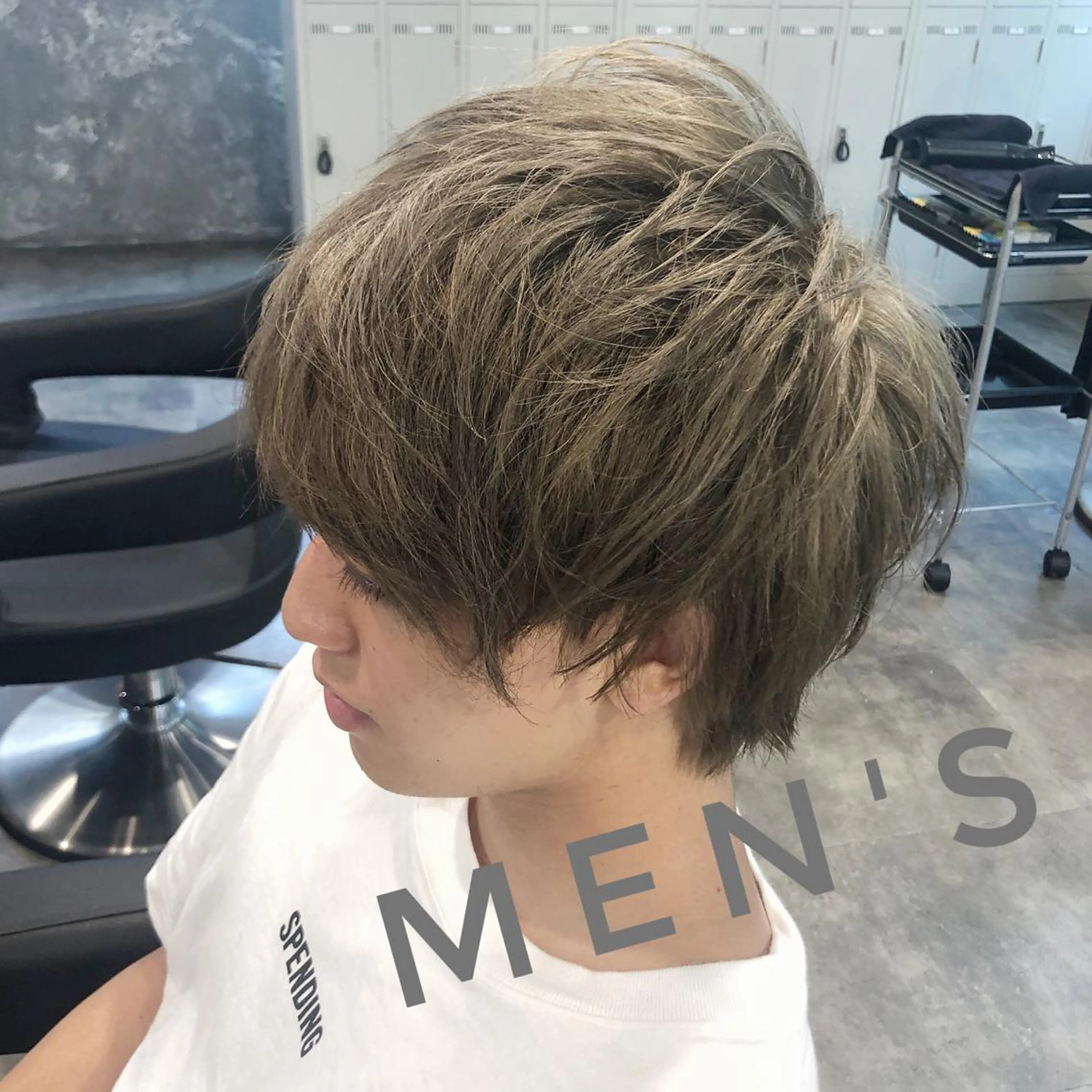カラー メンズ YU-KA ✂︎ROSSOのヘアスタイル
