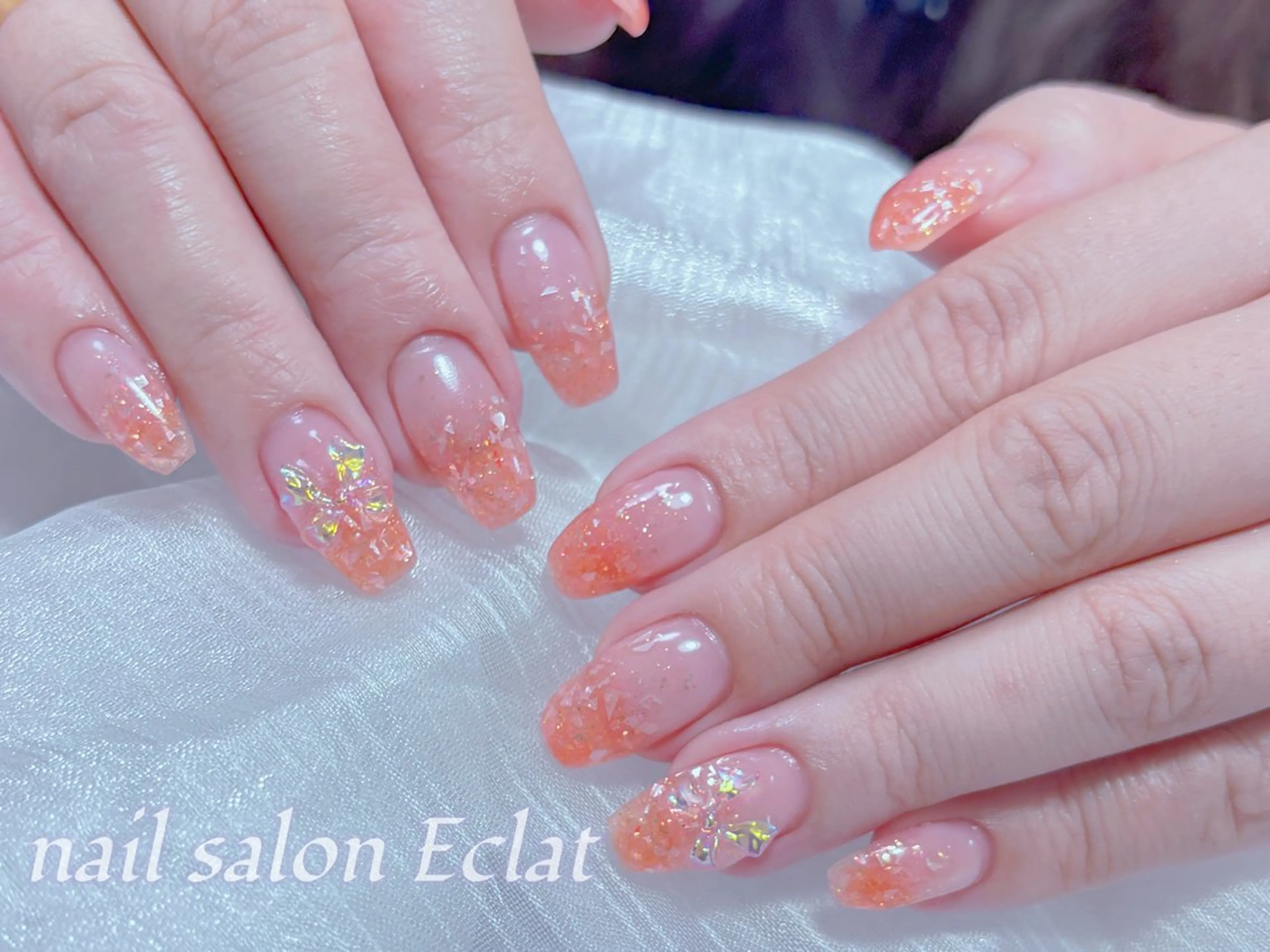 🦋ワンカラー　⭐️💕ラメグラ　【スートン4個サービス】💅✨🌟✨の写真