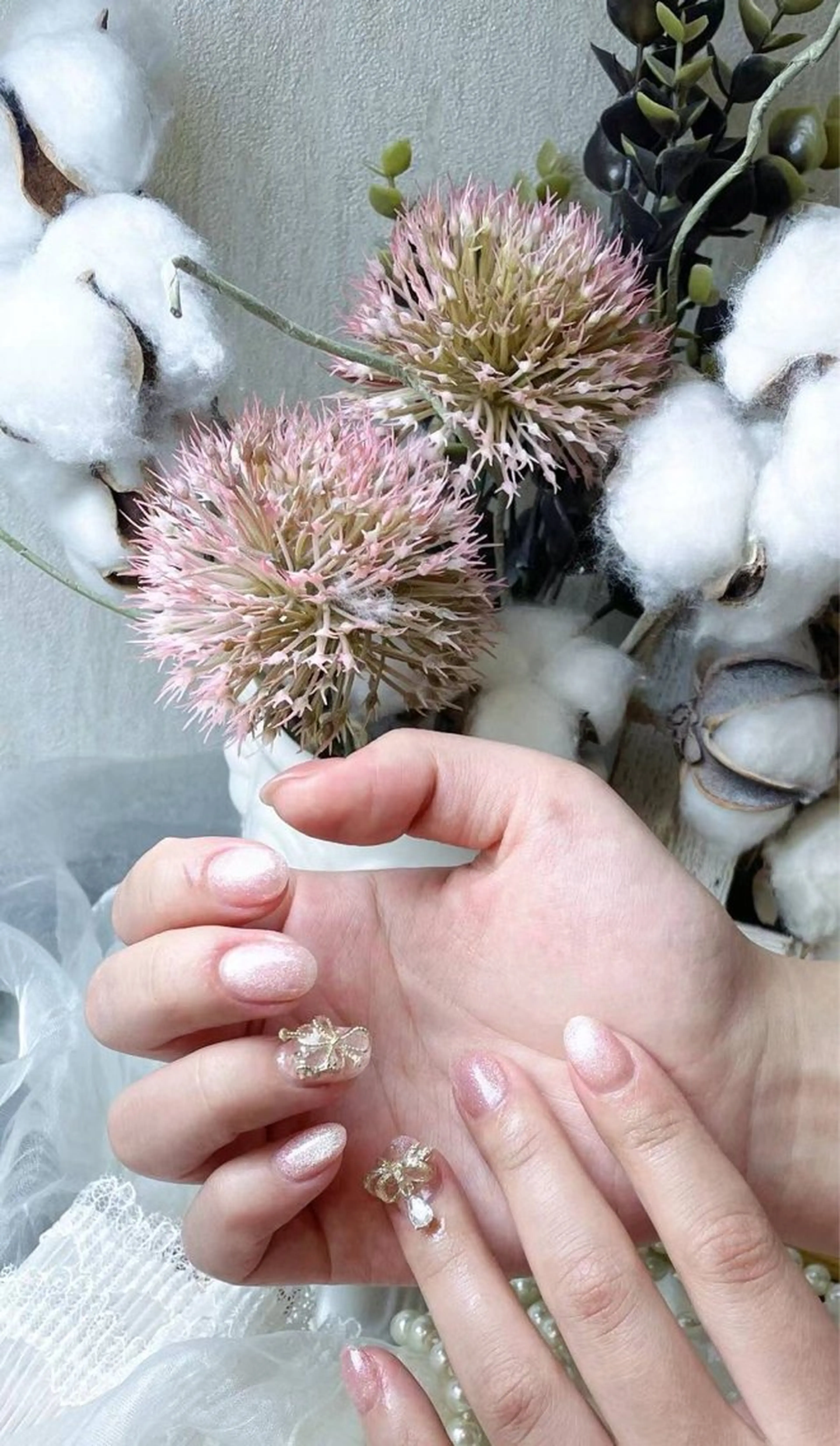 ネイル アートネイル フラワーネイル フットネイル ジェルネイル キラキラネイル Babarla　Nail　Salon所属・babarla Nailのネイルデザイン