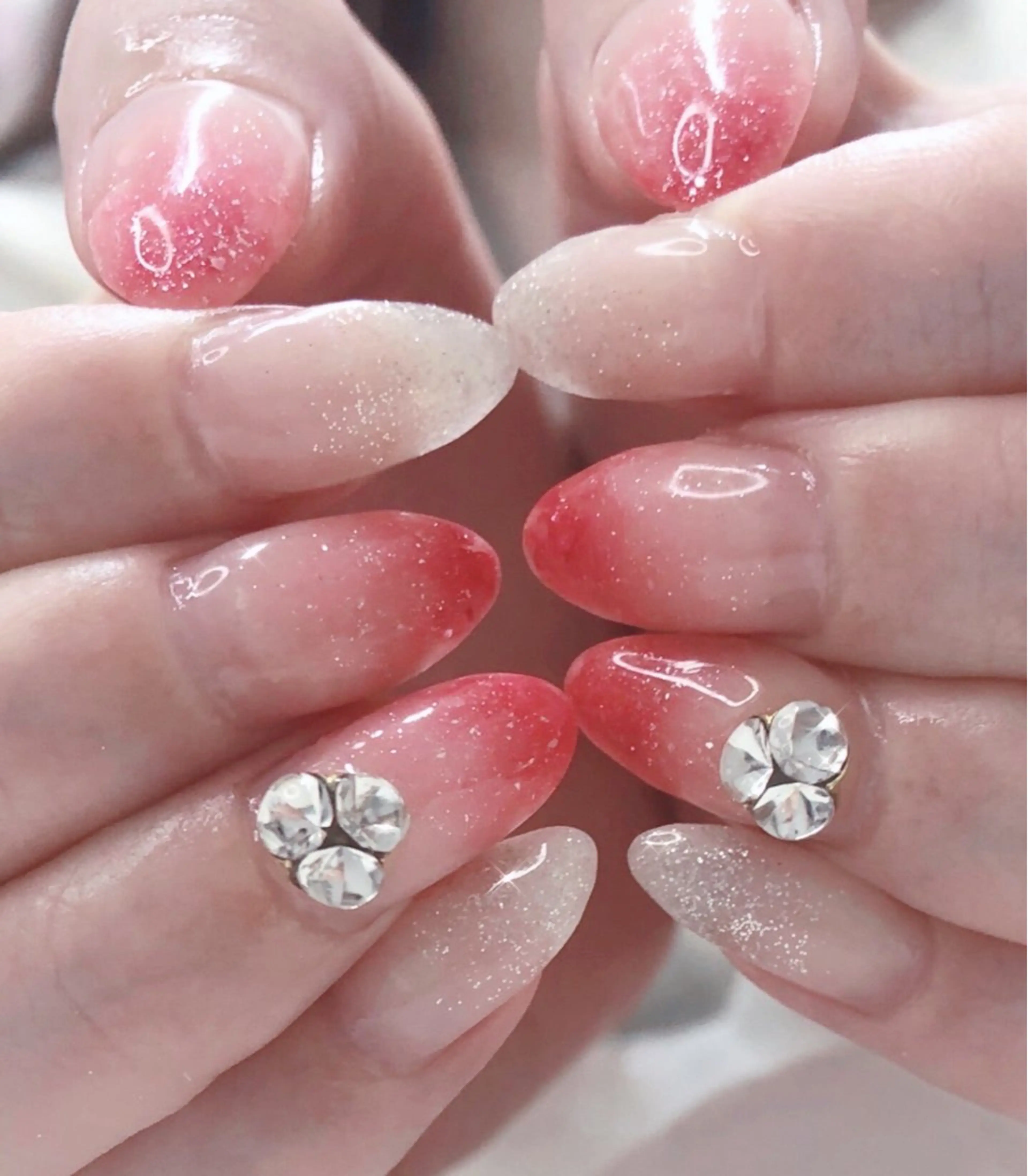 ネイル フットネイル フレンチネイル ジェルネイル ガラスフレンチ 韓国ネイル ハンドネイル ハンドケア 大門浜松町 ネイルのネイルデザイン