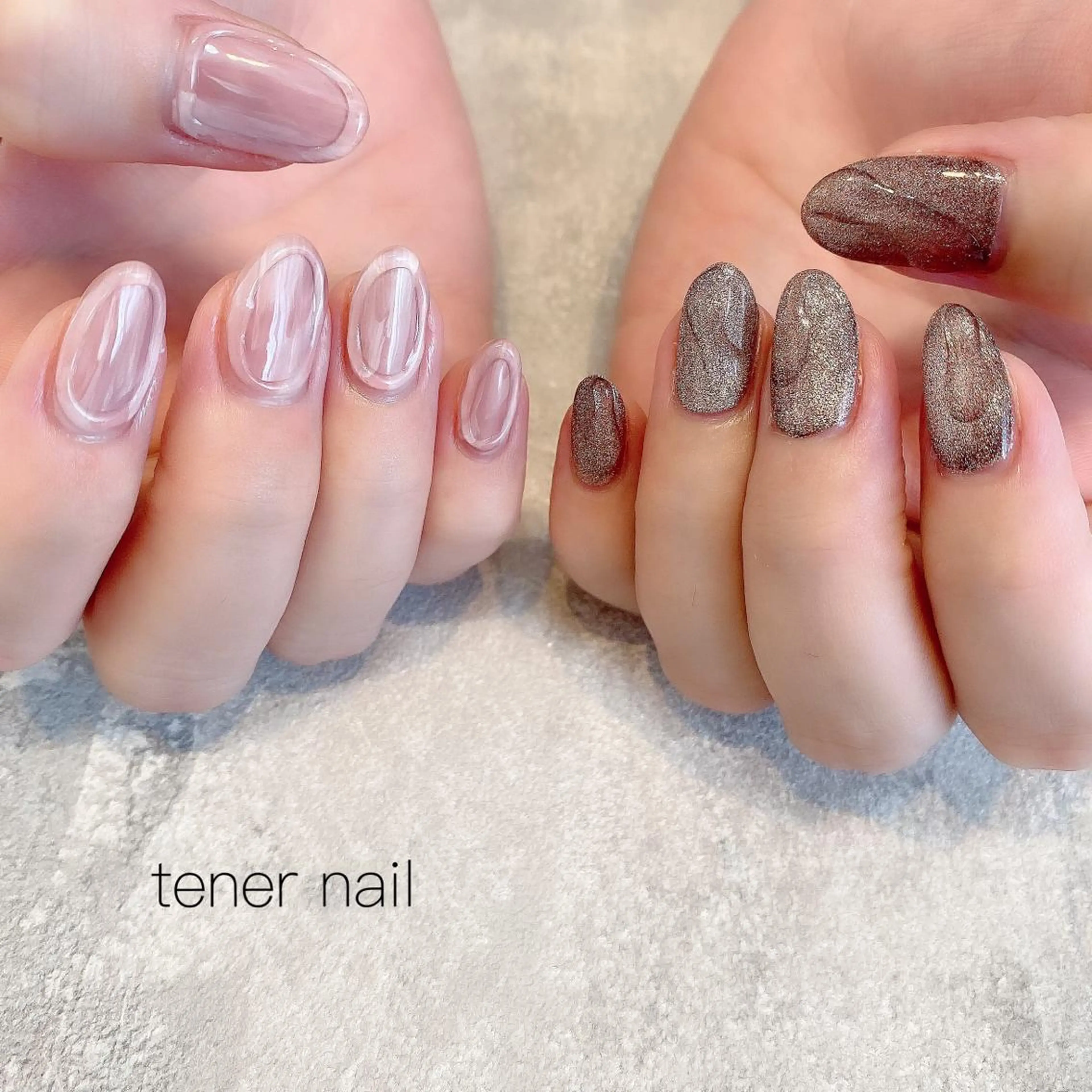 ネイル クリアネイル マグネットネイル tener  nail  テネルネイル所属・テネルネイル tener nailのネイルデザイン