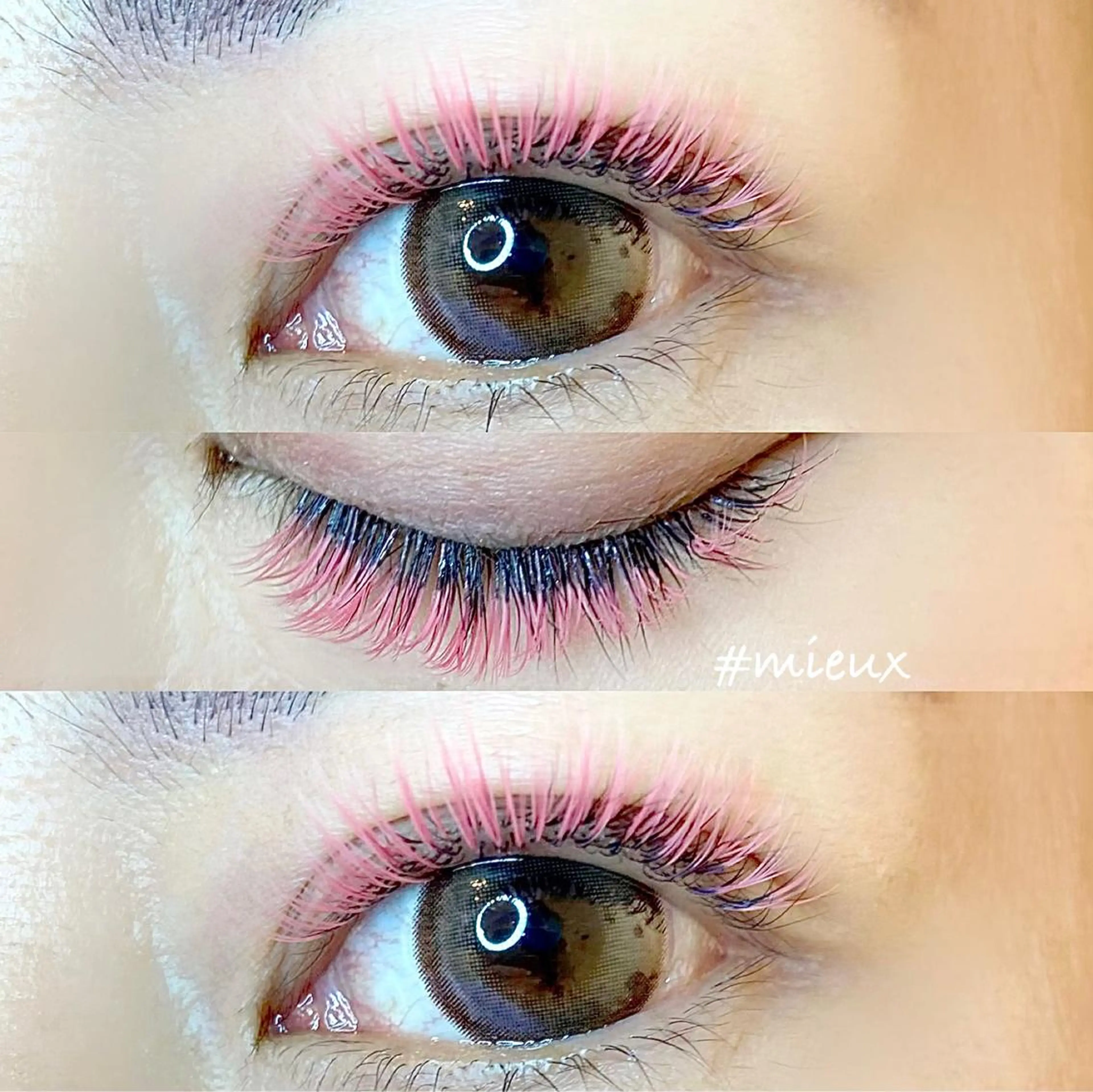 マツエク・マツパ 付け放題 バインドロック Cカール カラーマツエク フラットラッシュ マツエク mieux _パリエク♡LED♡のマツエク・マツパデザイン