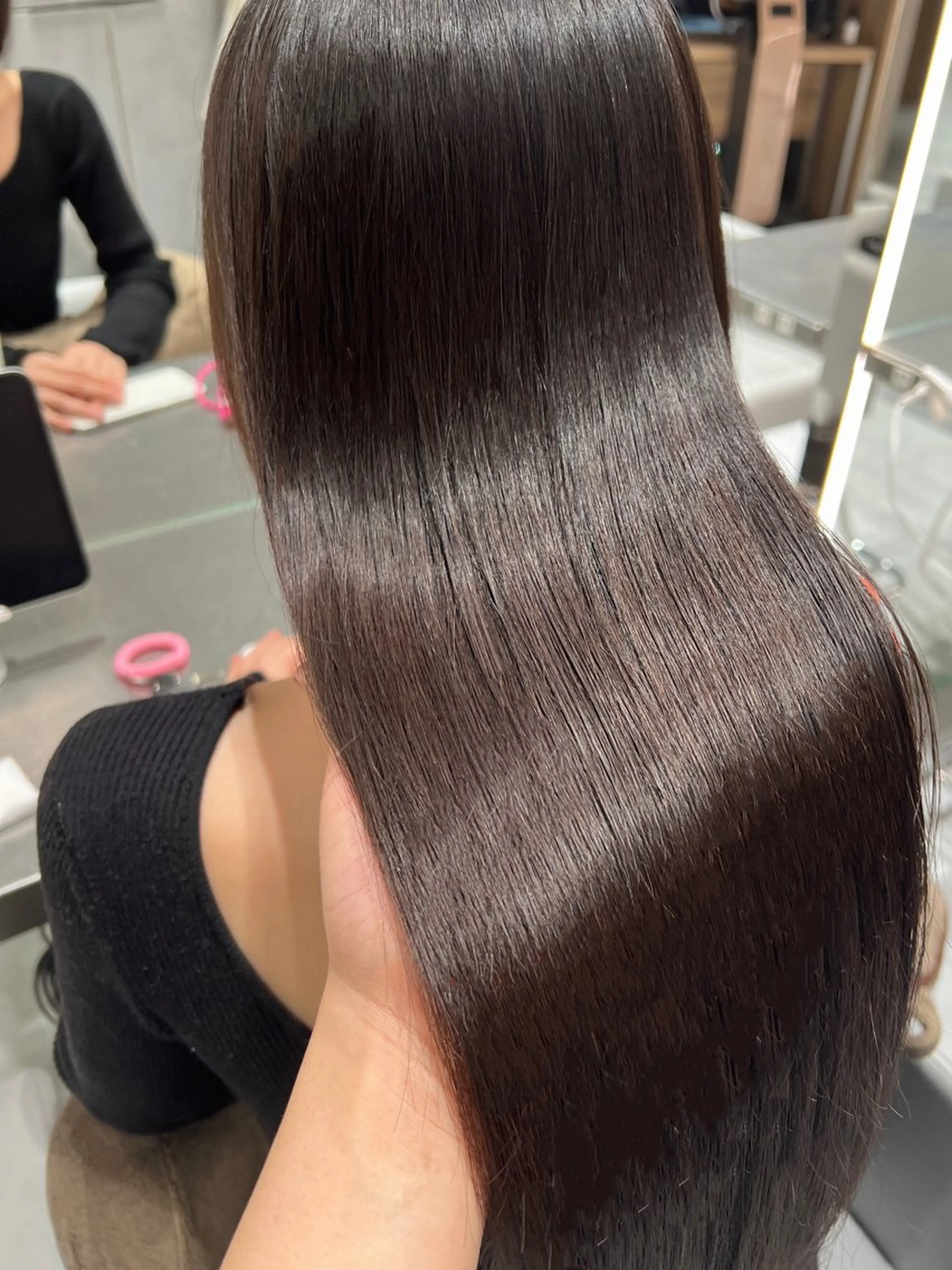 ロング パーマ 縮毛矯正 トリートメント カット 縮毛矯正 kako　ショート ボブのヘアスタイル