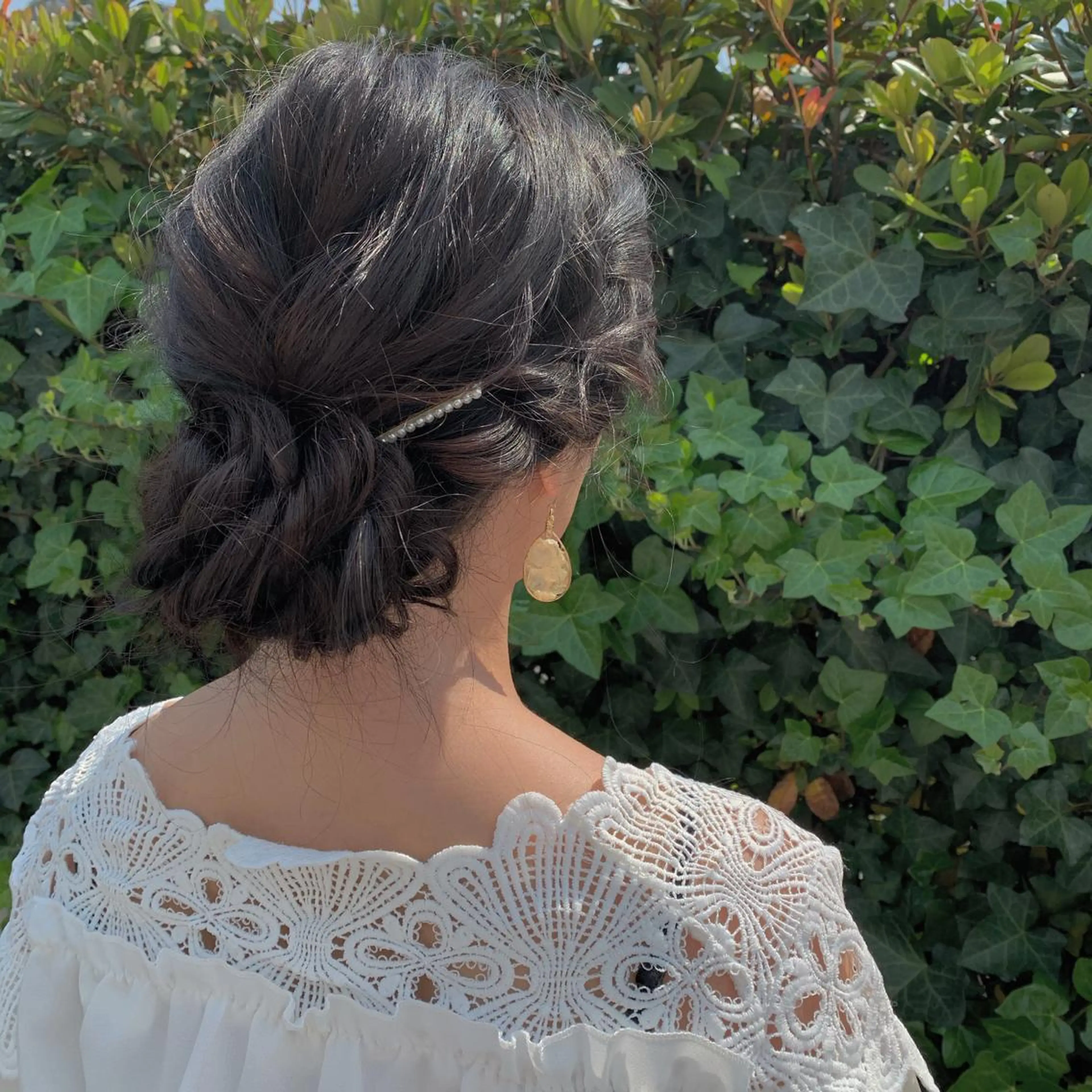 セミロング ヘアアレンジ 🧸 サトウサクネ🧸のヘアスタイル