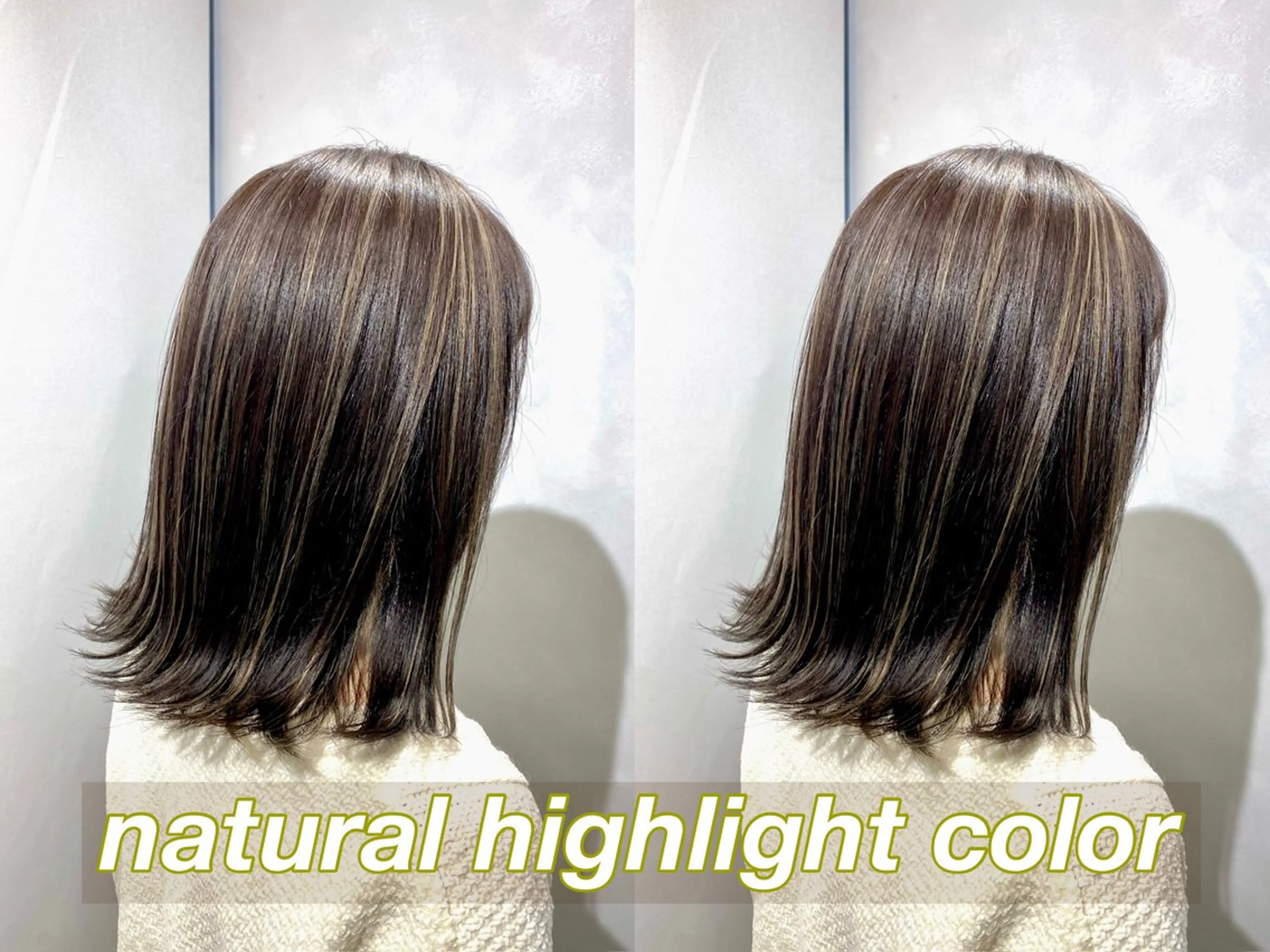 ミディアム カラー ハイライトカラー ハイライト ヘアカラー トリートメント 髪質改善/縮毛矯正 レイヤー/松川匠のヘアスタイル