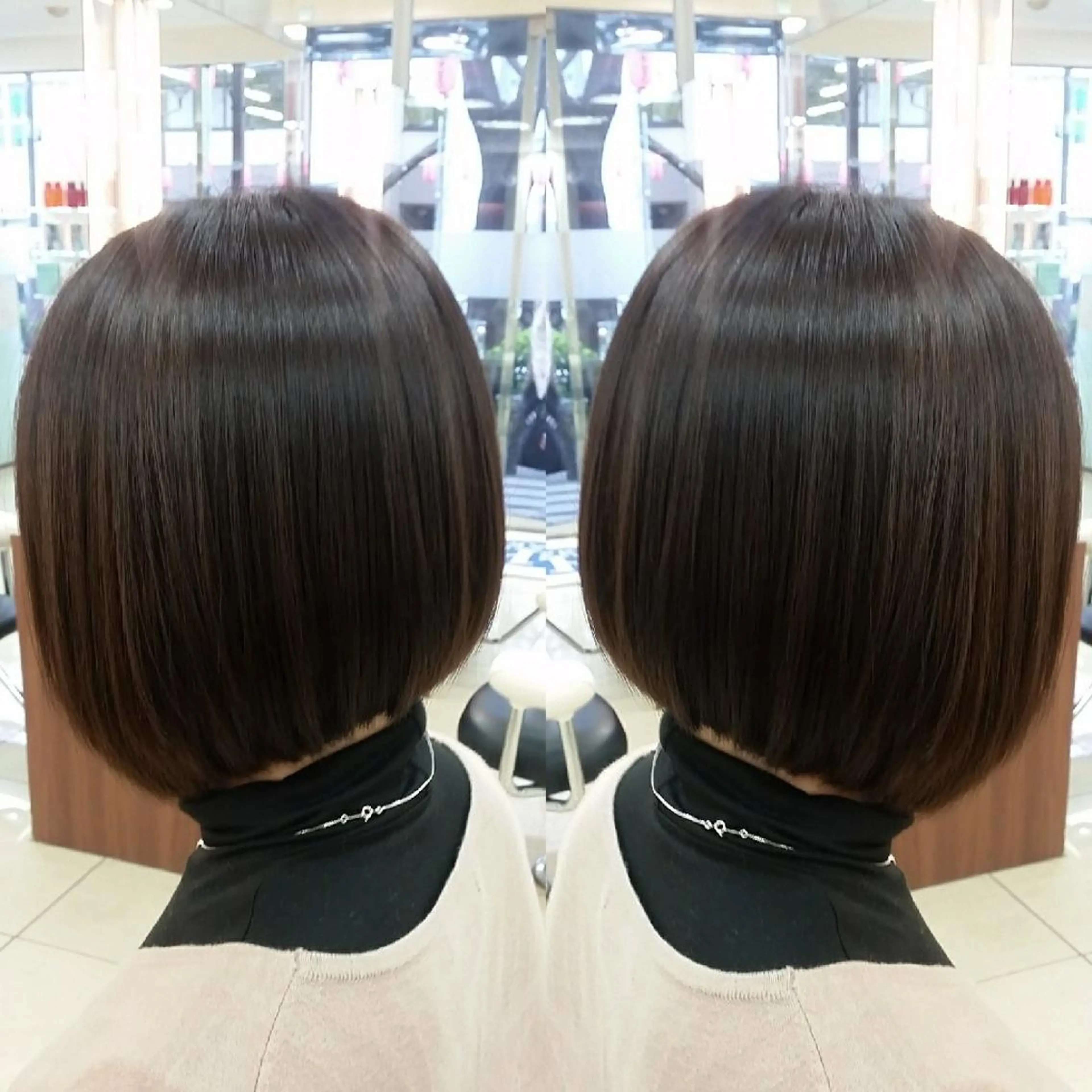 ミディアム パーマ カラー 縮毛矯正 髪質改善特化美容師 小林和哉のヘアスタイル