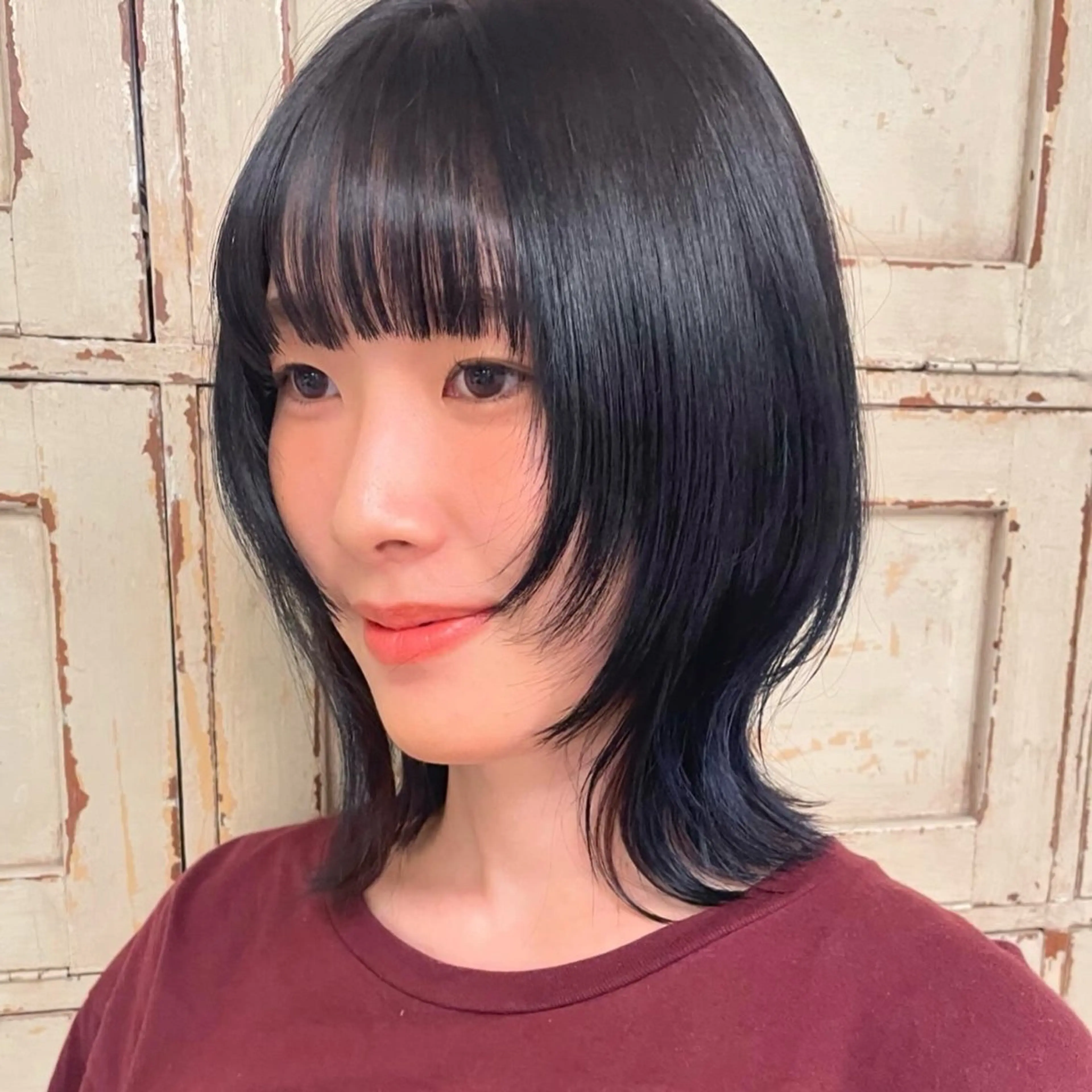 ショート カラー ブリーチ ブルーカラー ヘアカラー RorriM natsuのヘアスタイル