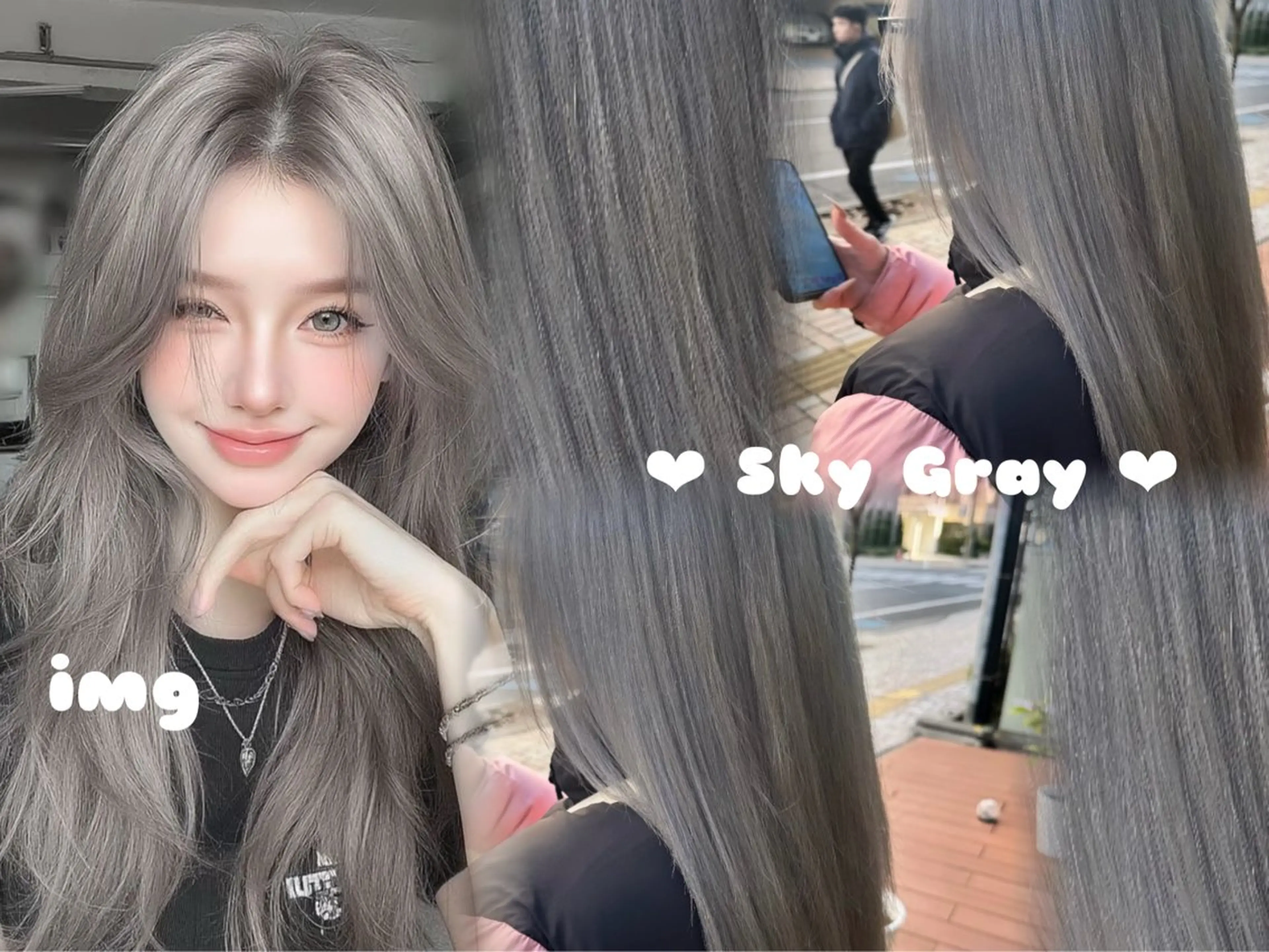 ロング カラー オレンジ ヘアカラー トリートメント 🫧🧸カラーヘアメ 🫧MIO🧸🫧のヘアスタイル