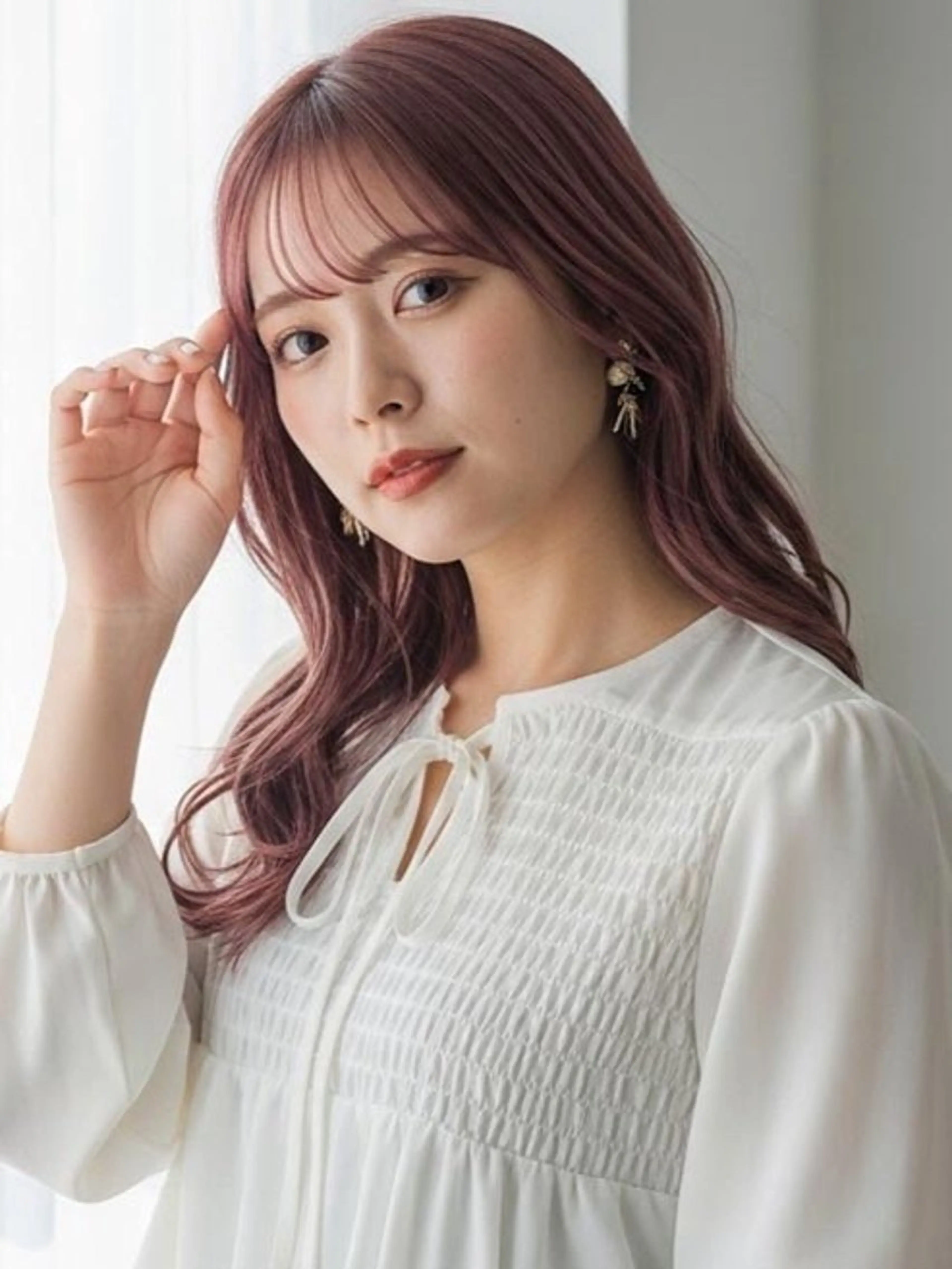 カラー Helena ゆりあのヘアスタイル